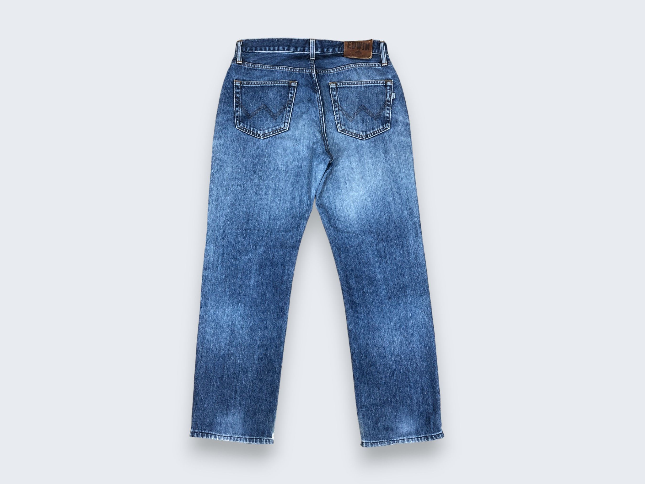 Edwin × Vintage Vintage Edwin 403 Jeans Light Blue Wash Denim 32 x 29 Size US 32 / EU 48 - 2 Thumbnail