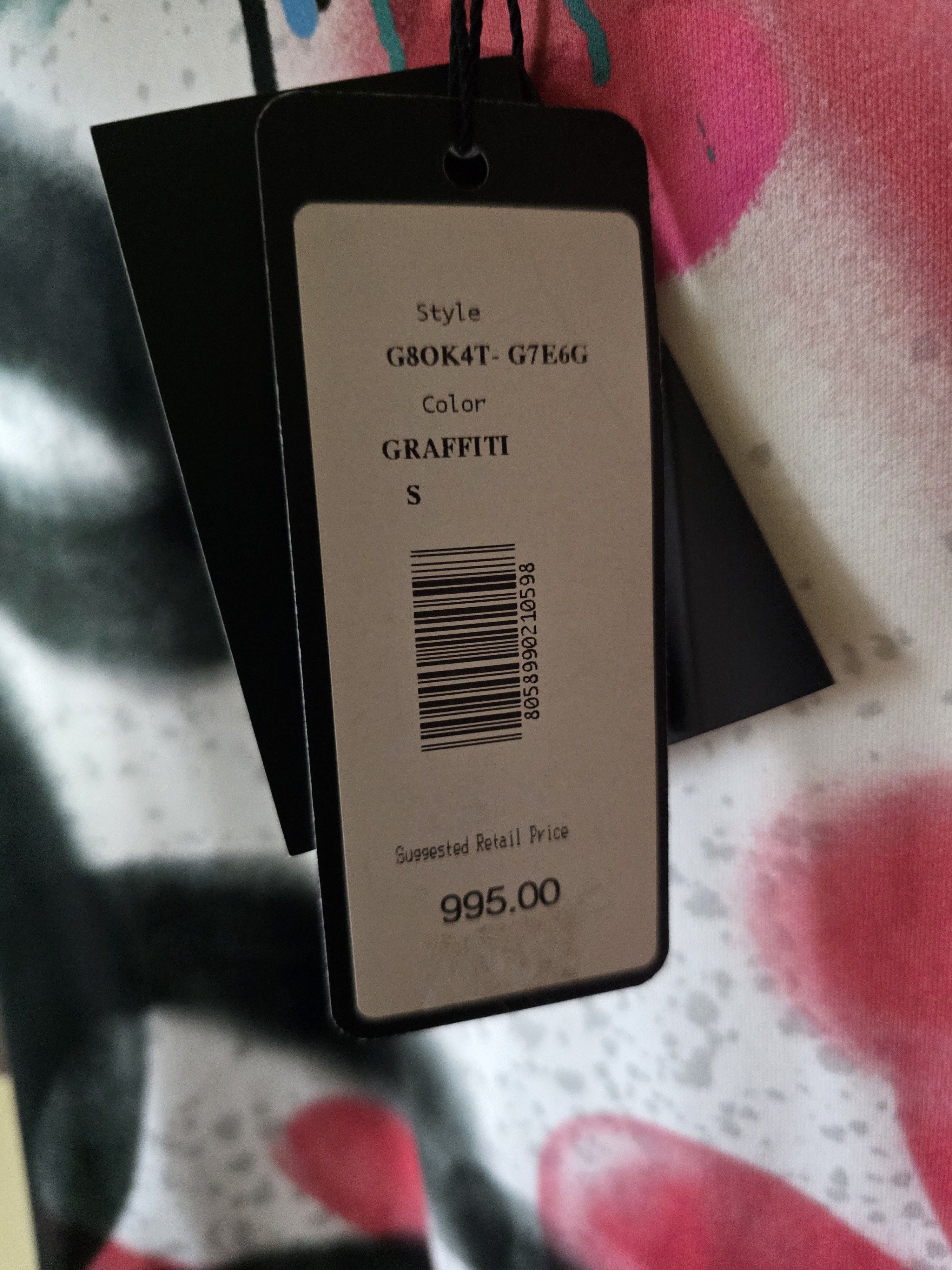 Dolce & Gabbana Dolce & Gabbana Multicolor Graffiti Print Tee - Size S Size US S / EU 44-46 / 1 - 15 Thumbnail