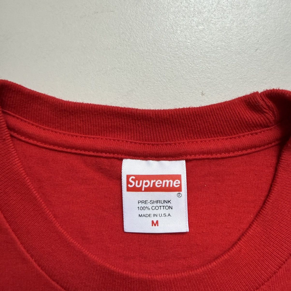 Supreme Supreme SS22 Knowledge Red T-Shirt Size US M / EU 48-50 / 2 - 5 Thumbnail