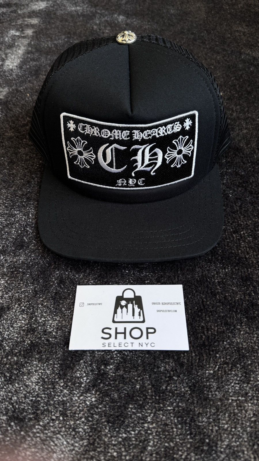 Chrome Hearts BRAND NEW CHROME HEARTS NYC TRUCKER HAT Size ONE SIZE - 1 Thumbnail