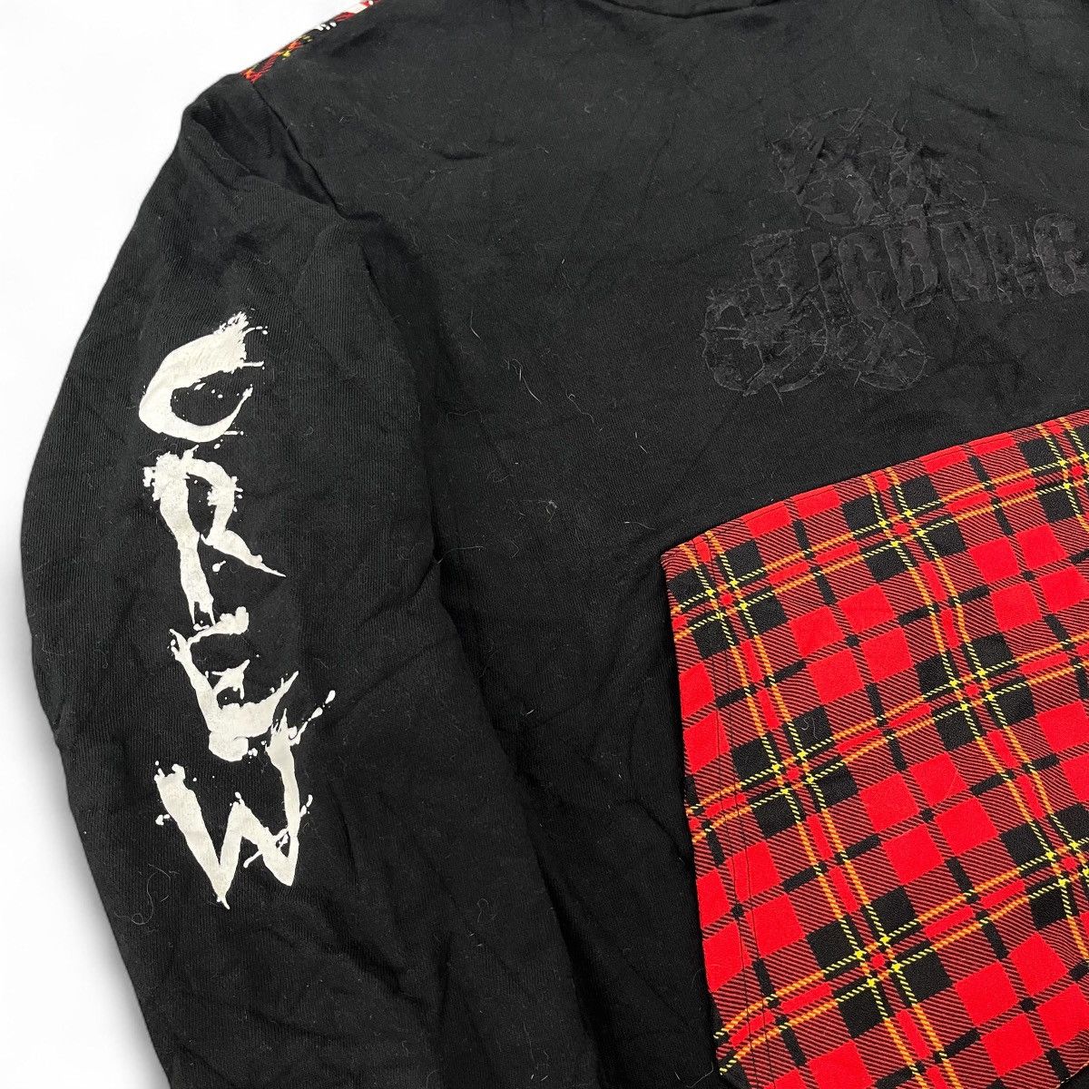 If Six Was Nine Punk Patchwork Hoodie – BIGBANG Crew Style Japan Fit Size US M / EU 48-50 / 2 - 7 Thumbnail