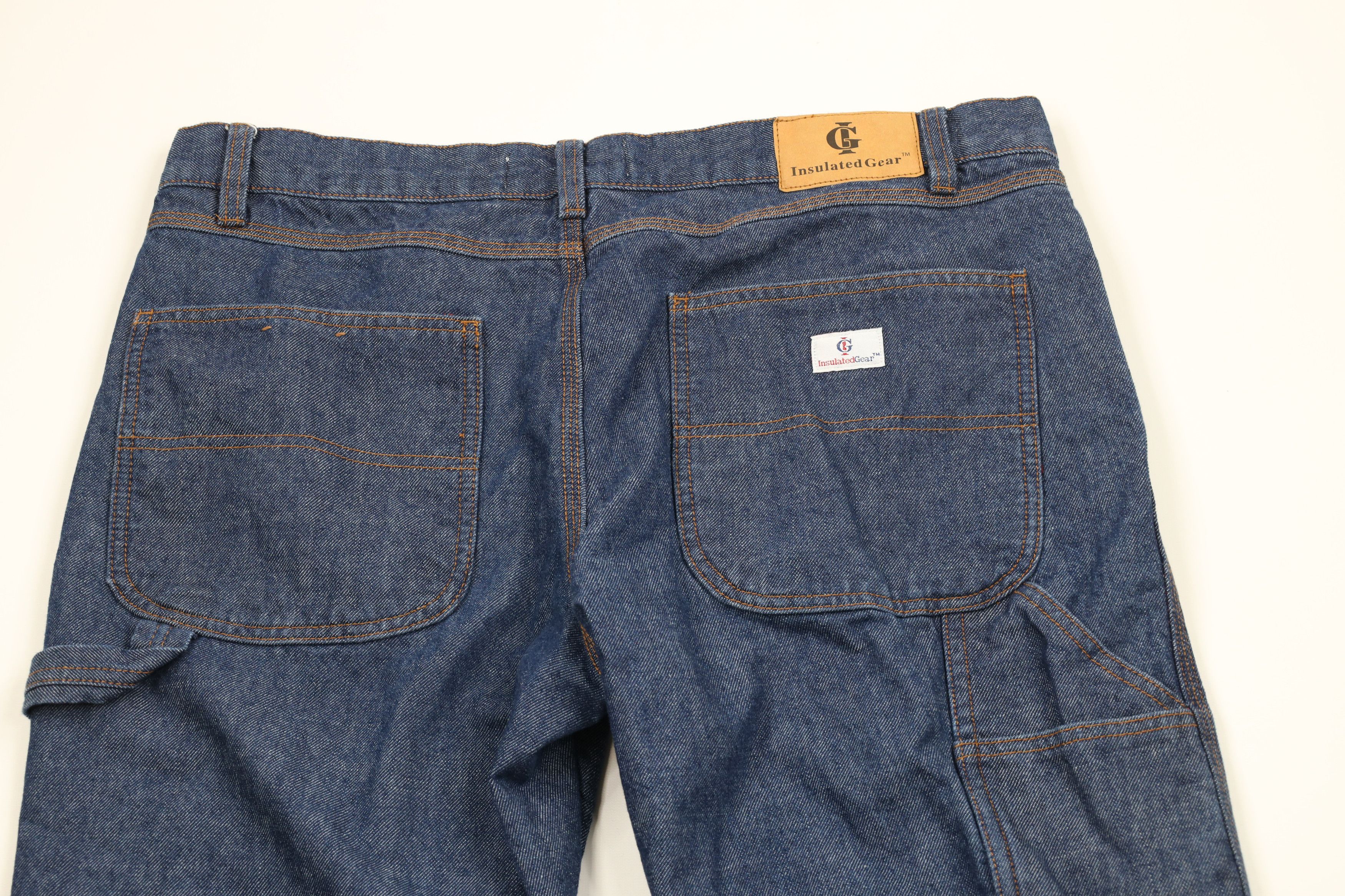 Vintage Vintage Streetwear Fit Flannel Lined Denim Jeans Blue Cotton Size US 36 / EU 52 - 10 Thumbnail