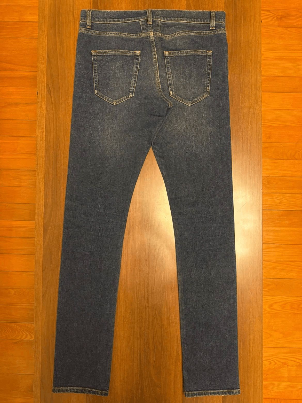 Saint Laurent Paris Saint Laurent Paris 14AW Elastic Basic Denim Size US 31 - 4 Thumbnail