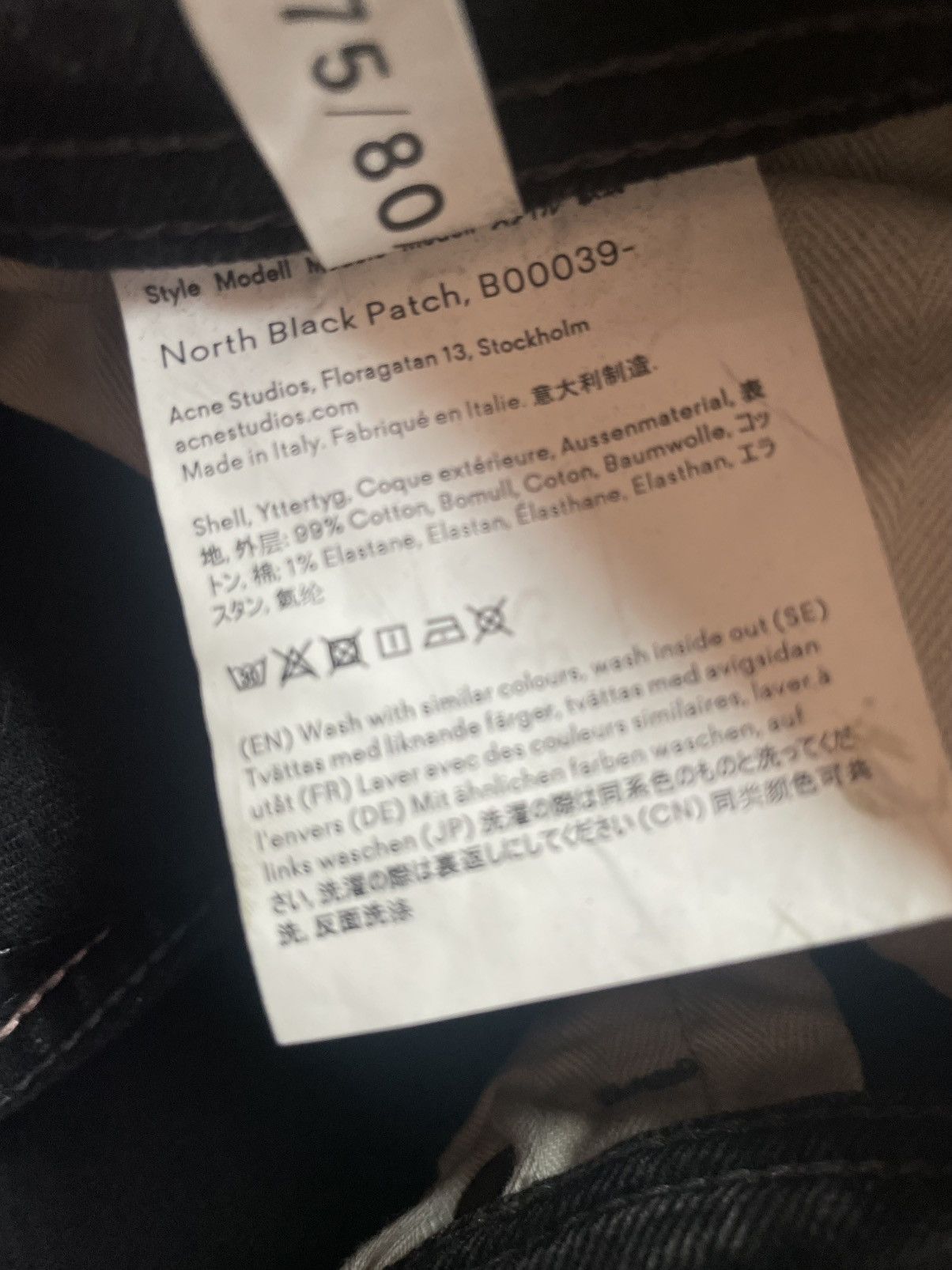 Acne Studios Acne Studios Stockholm Patch Denim Size 29 Size US 29 - 11 Thumbnail