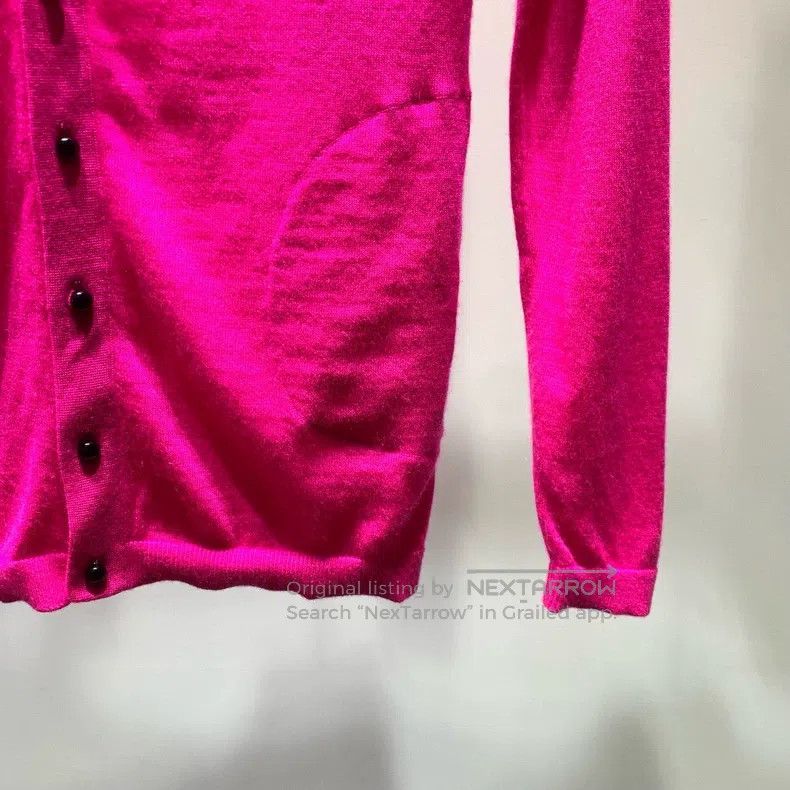 Balenciaga Balenciaga Solid color V-neck single-breasted fuzzy cardig Size XS / US 0-2 / IT 36-38 - 6 Thumbnail