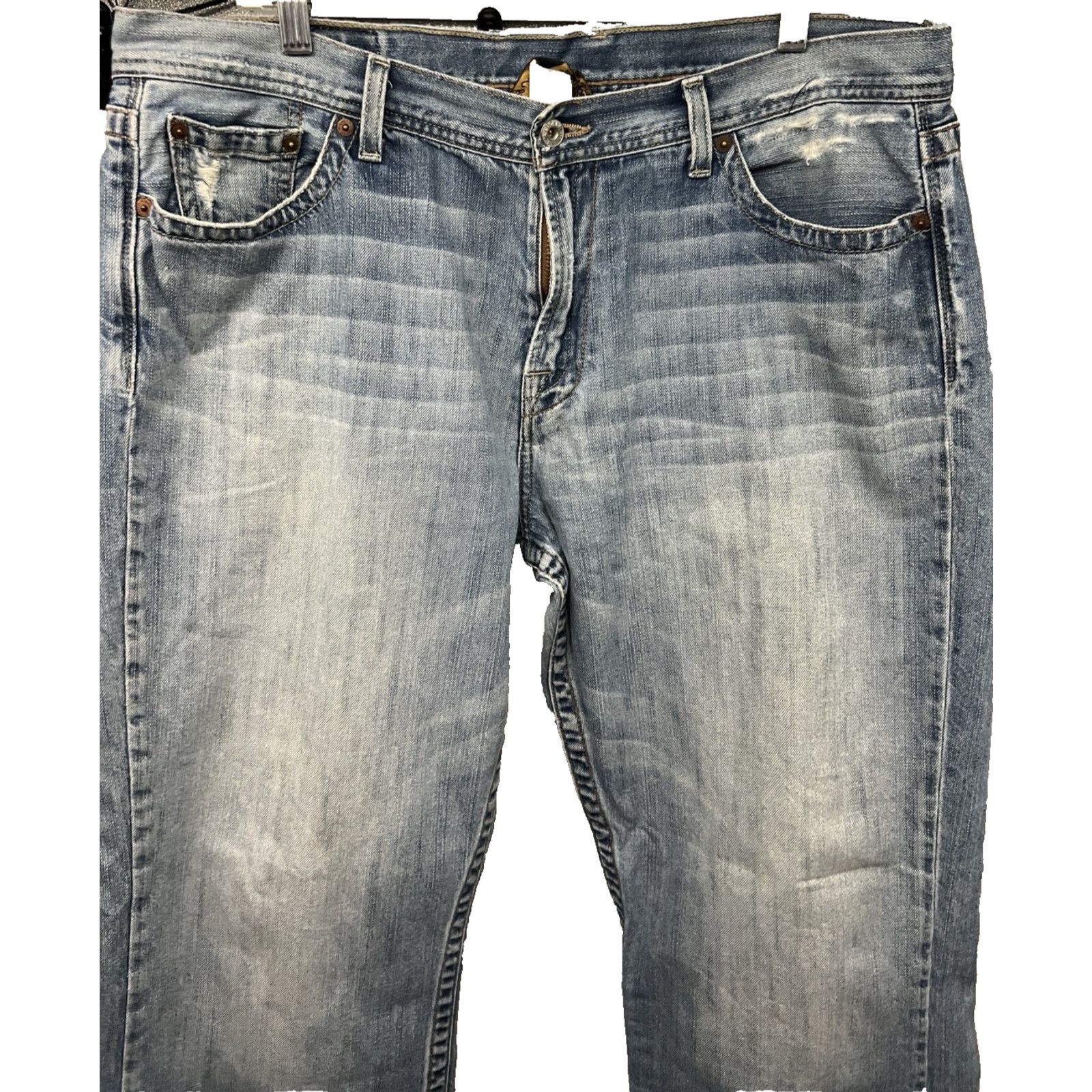 Lucky Brand Lucky Brand Denim Jeans Relax Bootleg Mens 38x31 Distressed Size US 38 / EU 54 - 4 Thumbnail