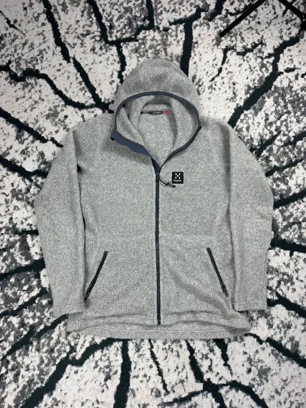 Haglofs Vintage Haglofs fleece gray M logo lamb zip Size M / US 6-8 / IT 42-44 - 1 Thumbnail