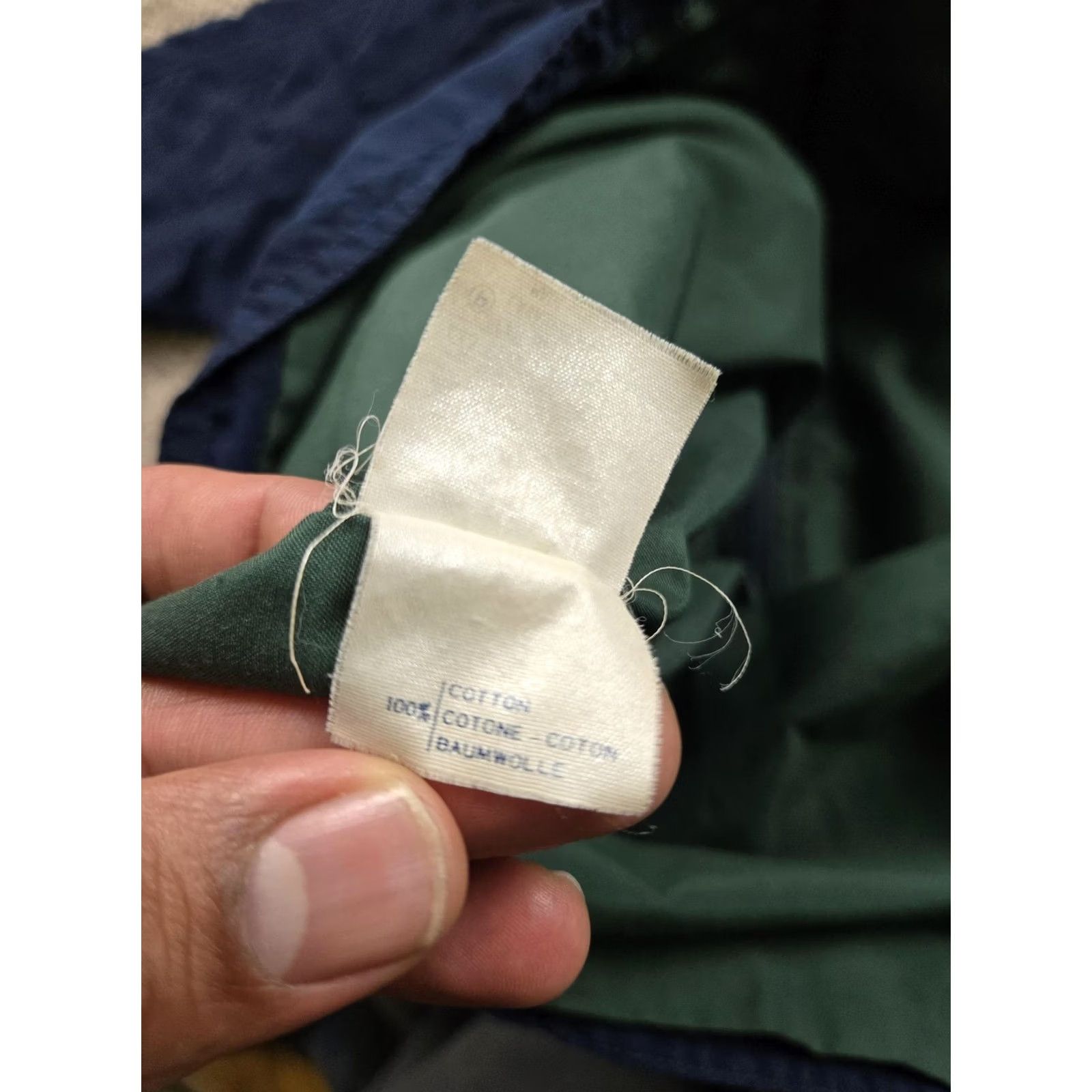 Vintage VINTAGE MOMO Jacket Men M Blue Full Zip Windbreaker Embroidered Pockets Lined Collared Cotton Italy Made Size US M / EU 48-50 / 2 - 7 Thumbnail