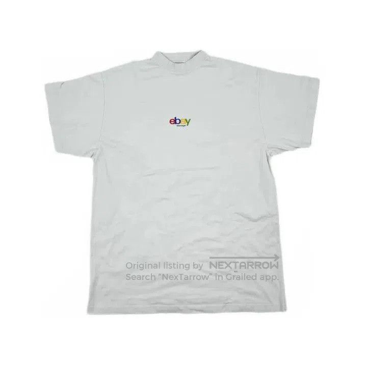 Balenciaga Balenciaga Embroidered Logo Short Sleeve T-Shirt. Size US M / EU 48-50 / 2 - 1 Thumbnail
