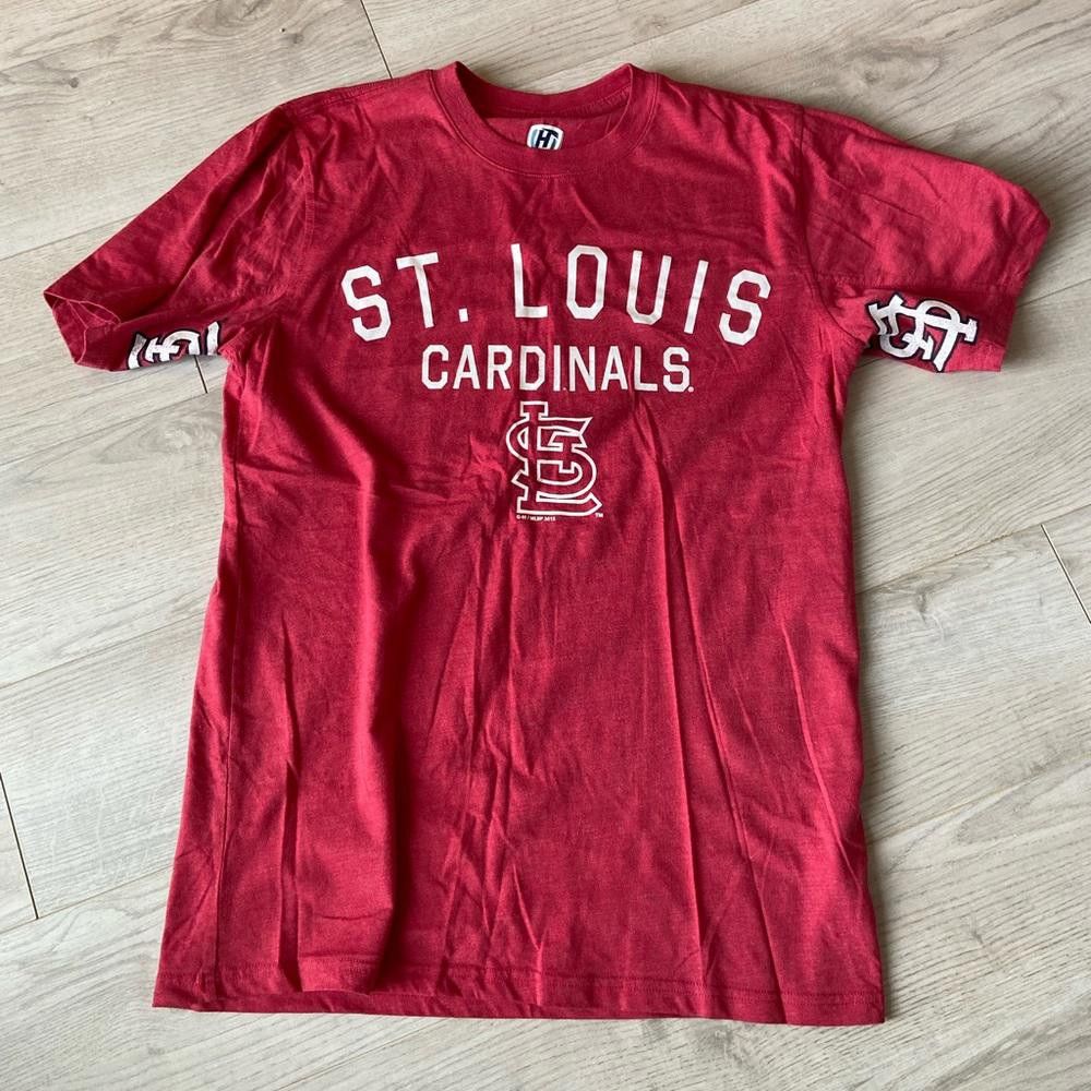 Designer Heathered Red St Louis Cardinals MLB Short Sleeve Shirt Size US S / EU 44-46 / 1 - 1 Thumbnail