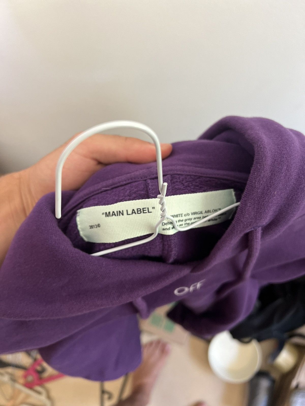 Off-White Off white X selfirdge purple limited hoodie Size US M / EU 48-50 / 2 - 11 Thumbnail