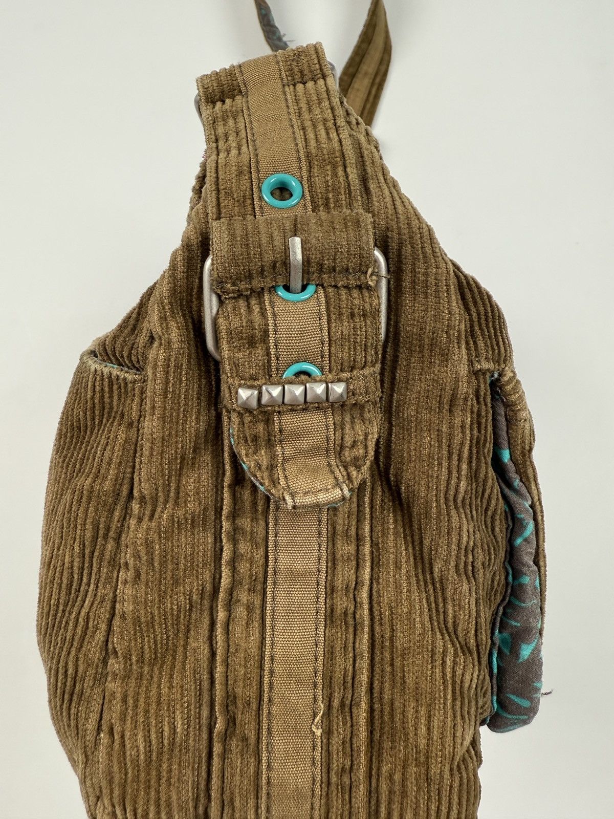 Other Y2K Vintage Animal Olive Corduroy Cargo Crossbody Bag Size ONE SIZE - 5 Thumbnail