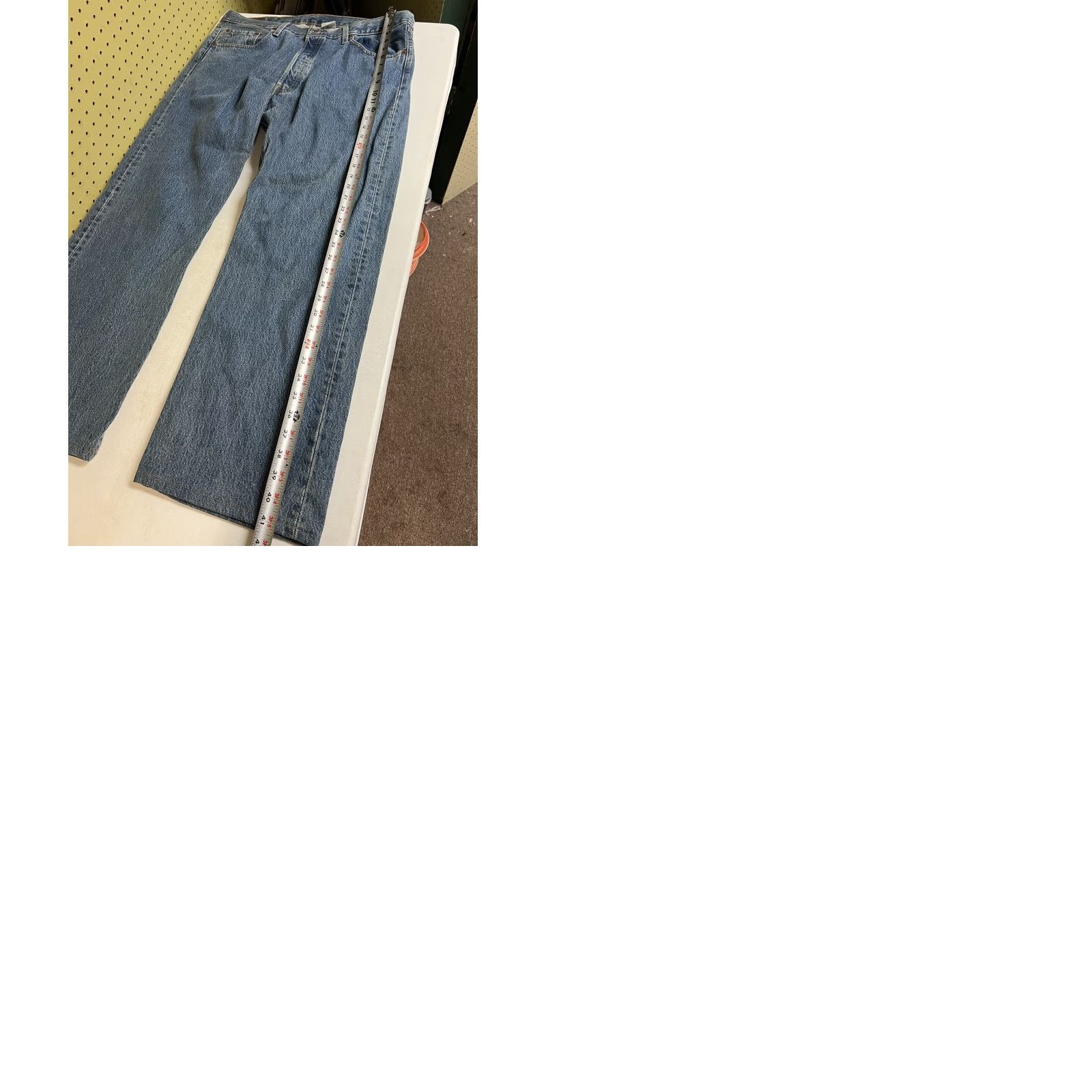 Levi's VINTAGE Levi's 501 Jeans Men's 38x30 Denim Pants Blue Dark 5-Pocket Button Fly Regular Fit USA 90s Cowboy Classicplain Size US 38 / EU 54 - 9 Thumbnail