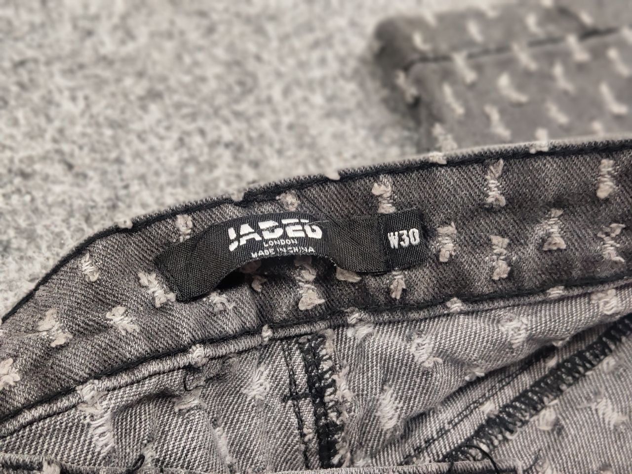 Hysteric Glamour Vintage If six was nine style dark distressed Denim Jeans Size US 30 / EU 46 - 12 Thumbnail