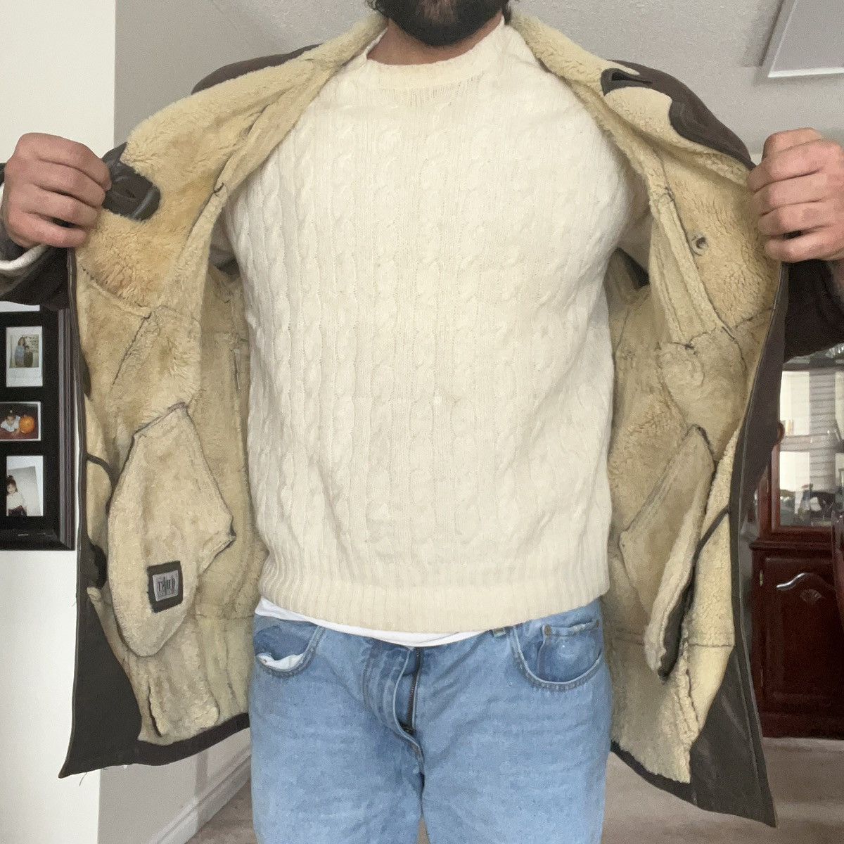 Vintage Werner Christ Vintage Lambskin Shearling Coat Size US XL / EU 56 / 4 - 6 Thumbnail
