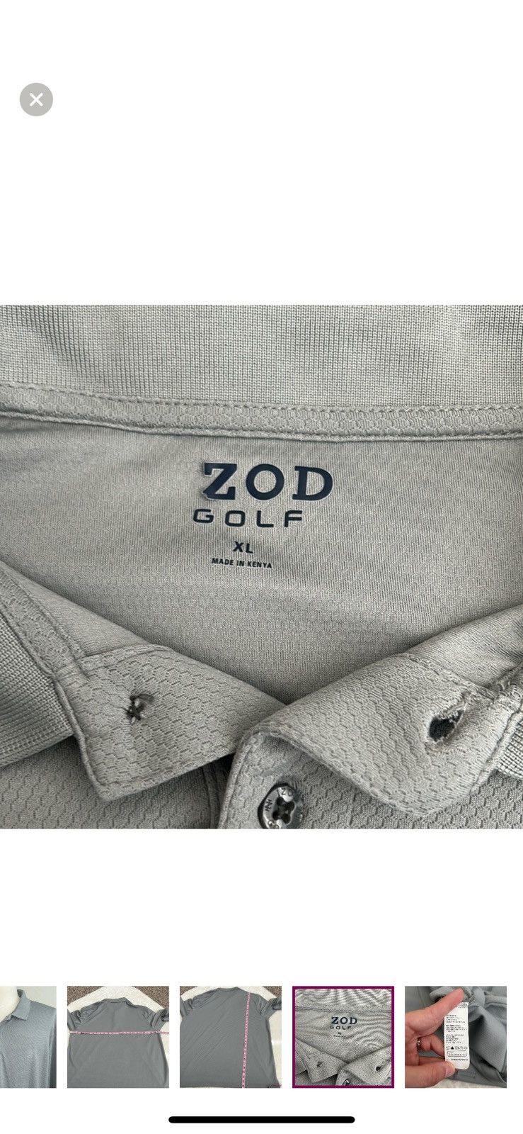 Izod Izod XL griffin golf tournament polo shirt Size US XL / EU 56 / 4 - 3 Thumbnail