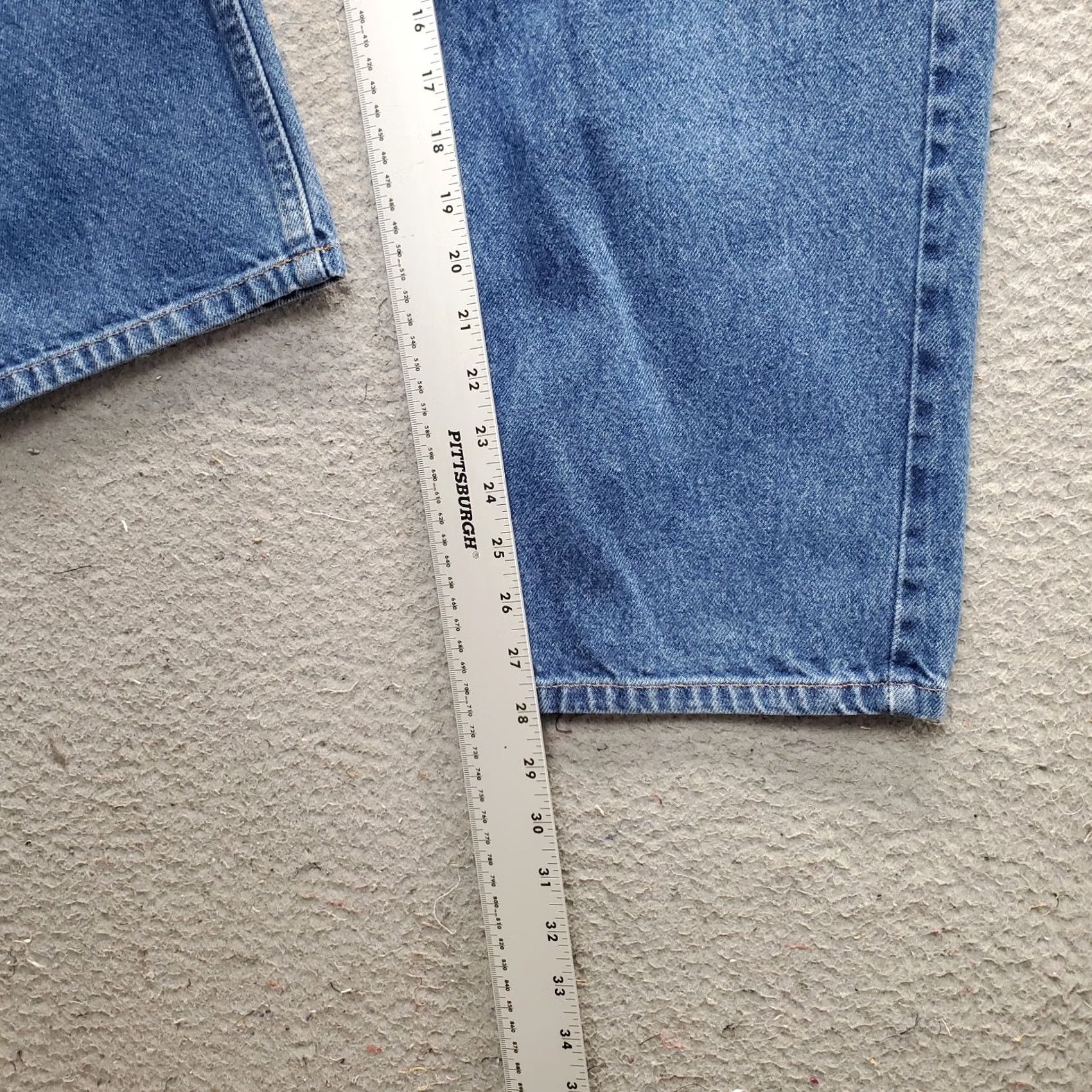 Vintage L.L. Bean Jeans Mens 38 Blue Straight 38x29 Denim Classic Fit Stonewash Pocket Size US 38 / EU 54 - 4 Thumbnail