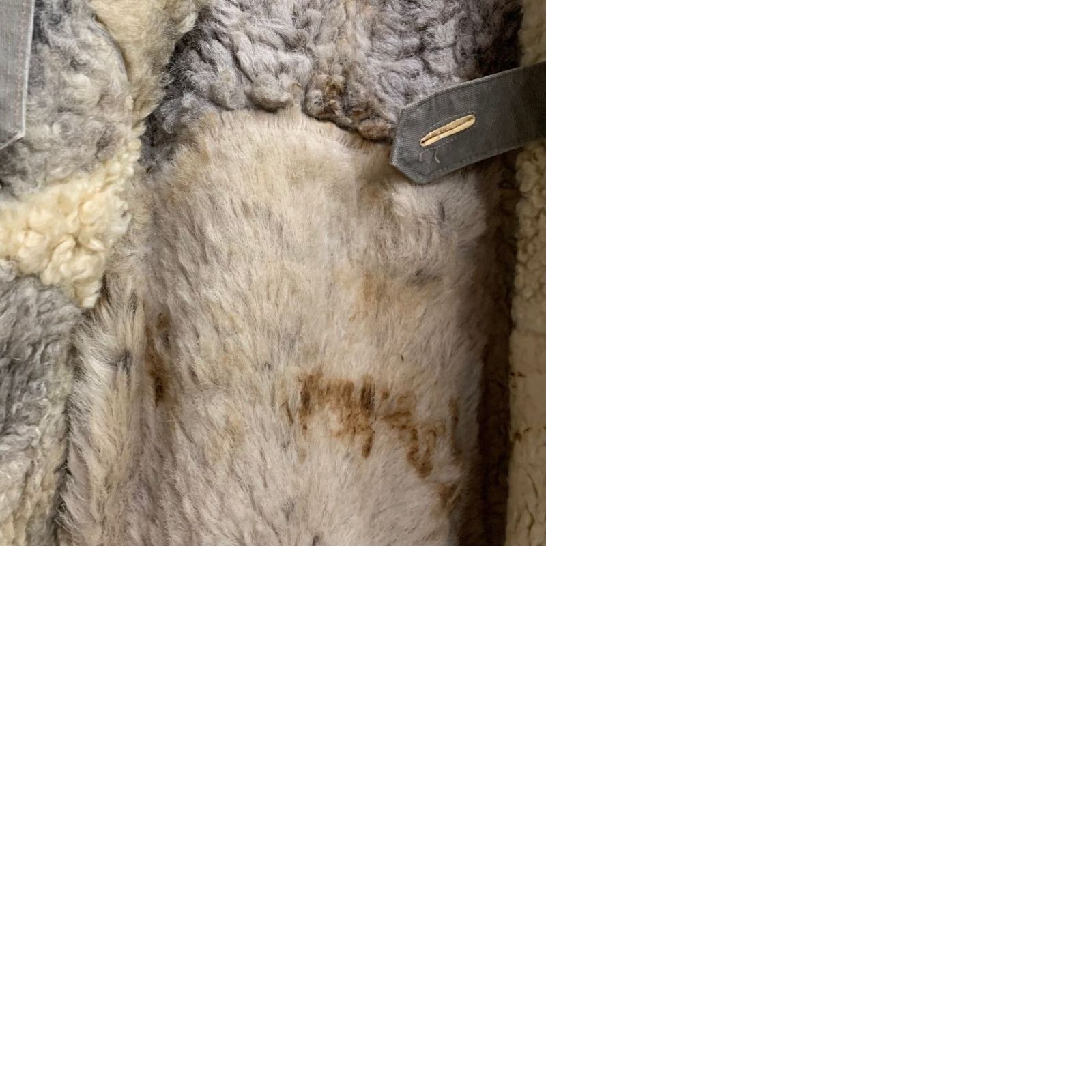 Vintage VINTAGE Swedish Army M1909 40s Sheepskin Coat Gray Khaki XL Mens Coat Military Jacket Size US XL / EU 56 / 4 - 9 Thumbnail