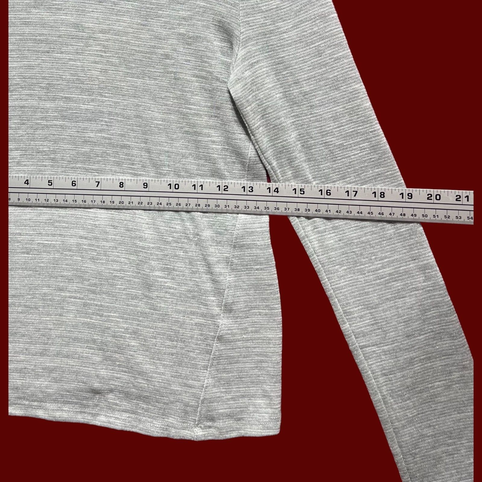 Other Universal Thread - Women's Mock Neck Turtleneck T-Shirt Gray Size XS / US 0-2 / IT 36-38 - 5 Thumbnail