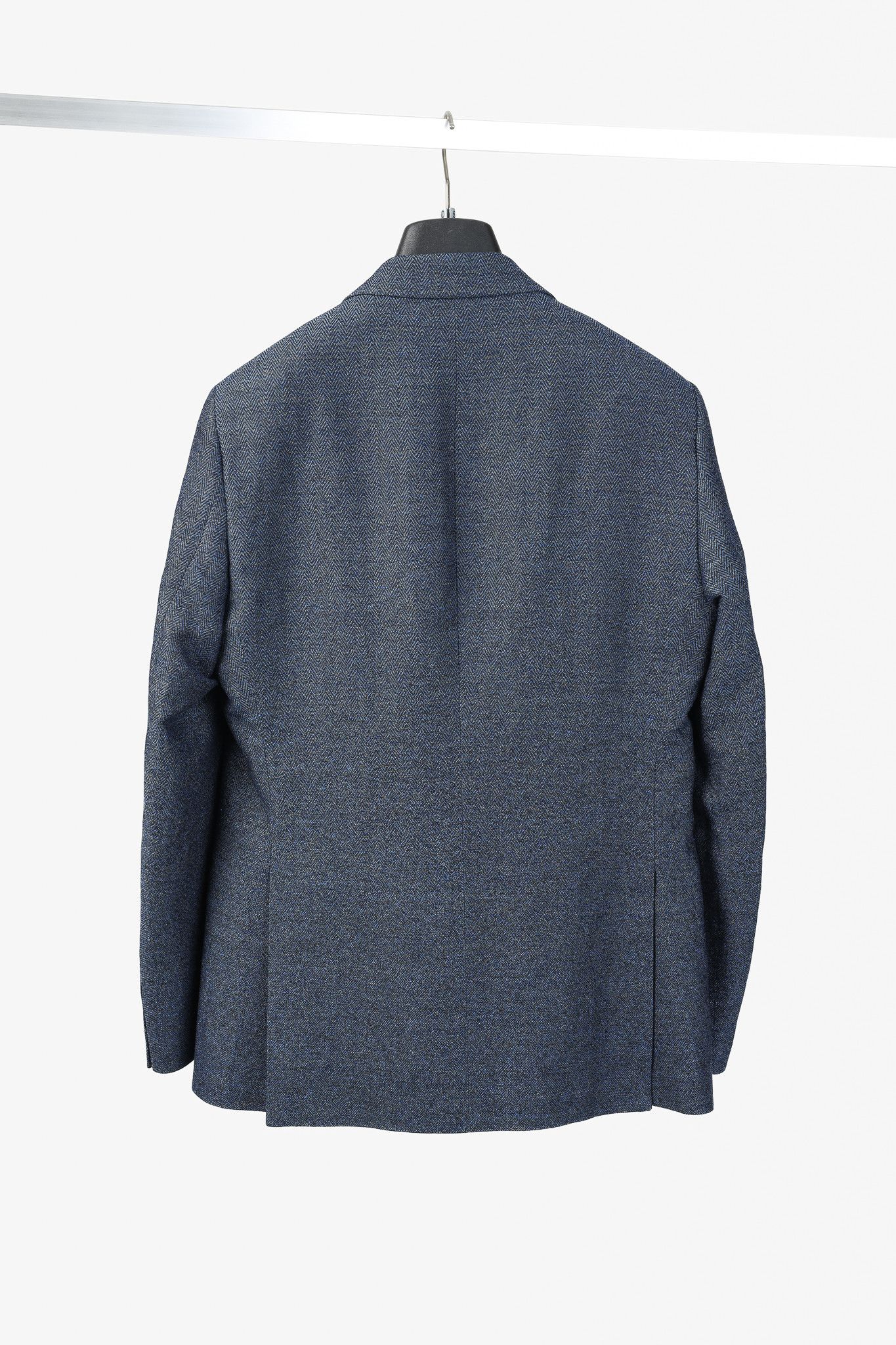 Etro Etro Indigo Herringbone Single-Breasted Blazer Jacket Size 40R - 2 Thumbnail