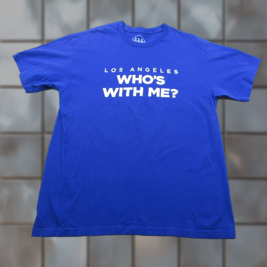 Vintage Jack White Shirt Mens Large Blue Los Angeles Who's With Me Concert Tee Music Graphic Print T-Shirt Size US L / EU 52-54 / 3 - 1 Thumbnail