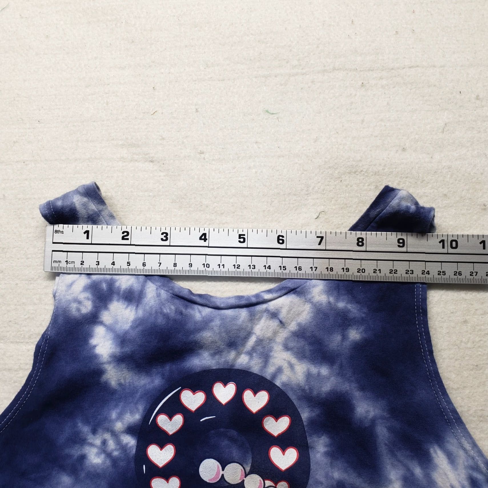 Born VINTAGE Simply Southern Tank Top Tie Dye Anchor Blue Red White Adult Women S Sleeveless Shirt 90s Size S / US 4 / IT 40 - 3 Thumbnail