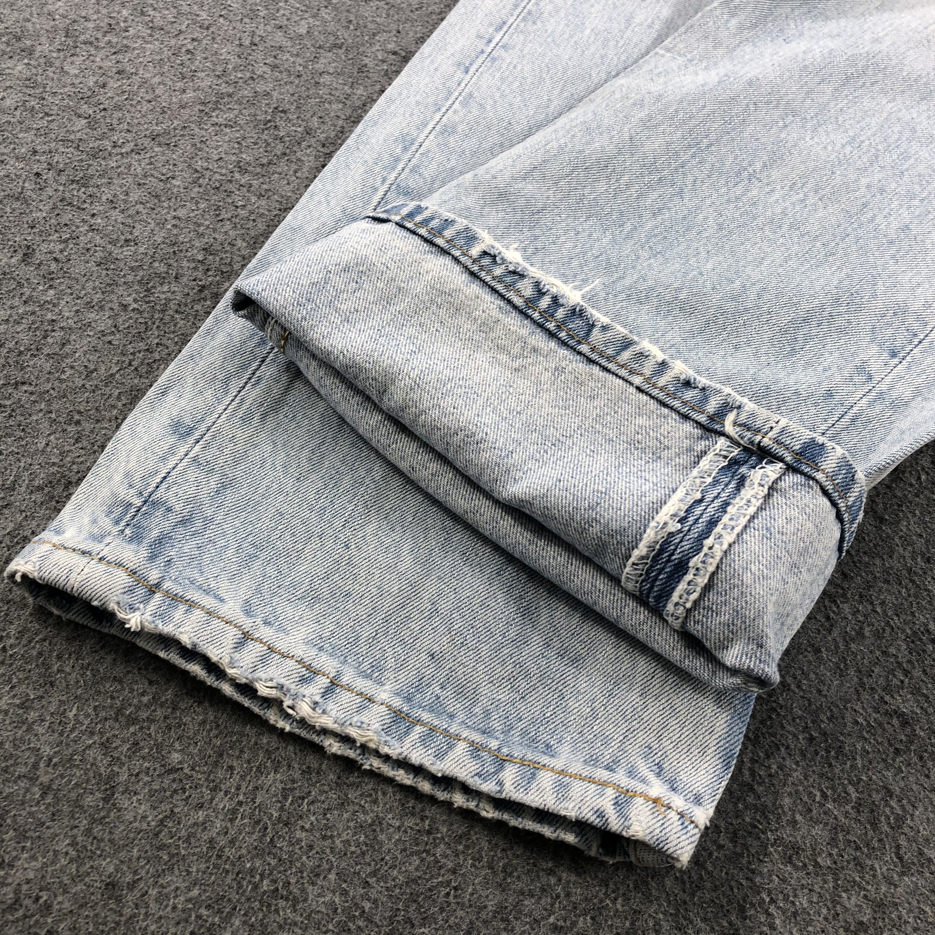 Levi's Light Wash Vintage Distress Levis 501 Jeans-JM1523 Size US 32 / EU 48 - 9 Thumbnail