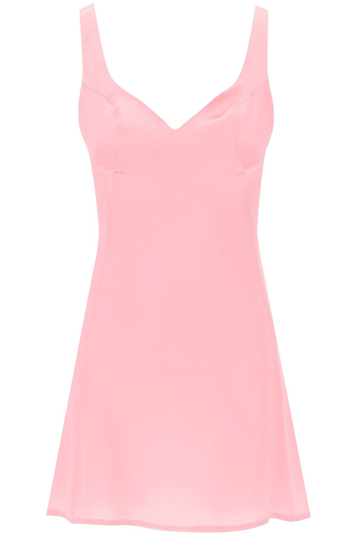 image of Mvp Ato "mini Martin Crepe Satin Dress in Rosa, Women's (Size Medium)