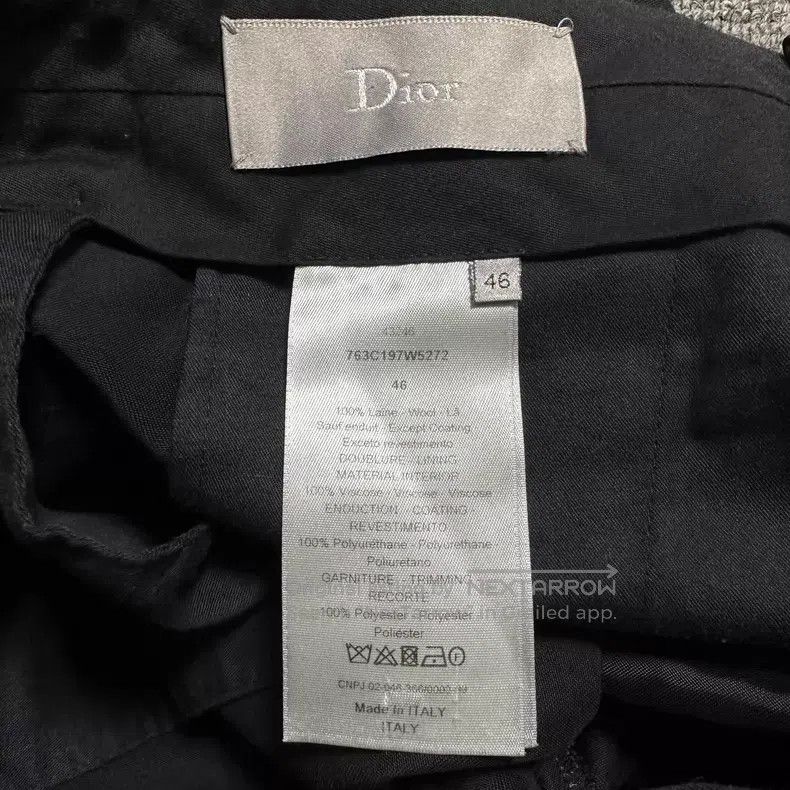Dior Dior Rose Skull Printed Wool Trousers Size US 30 / EU 46 - 5 Thumbnail