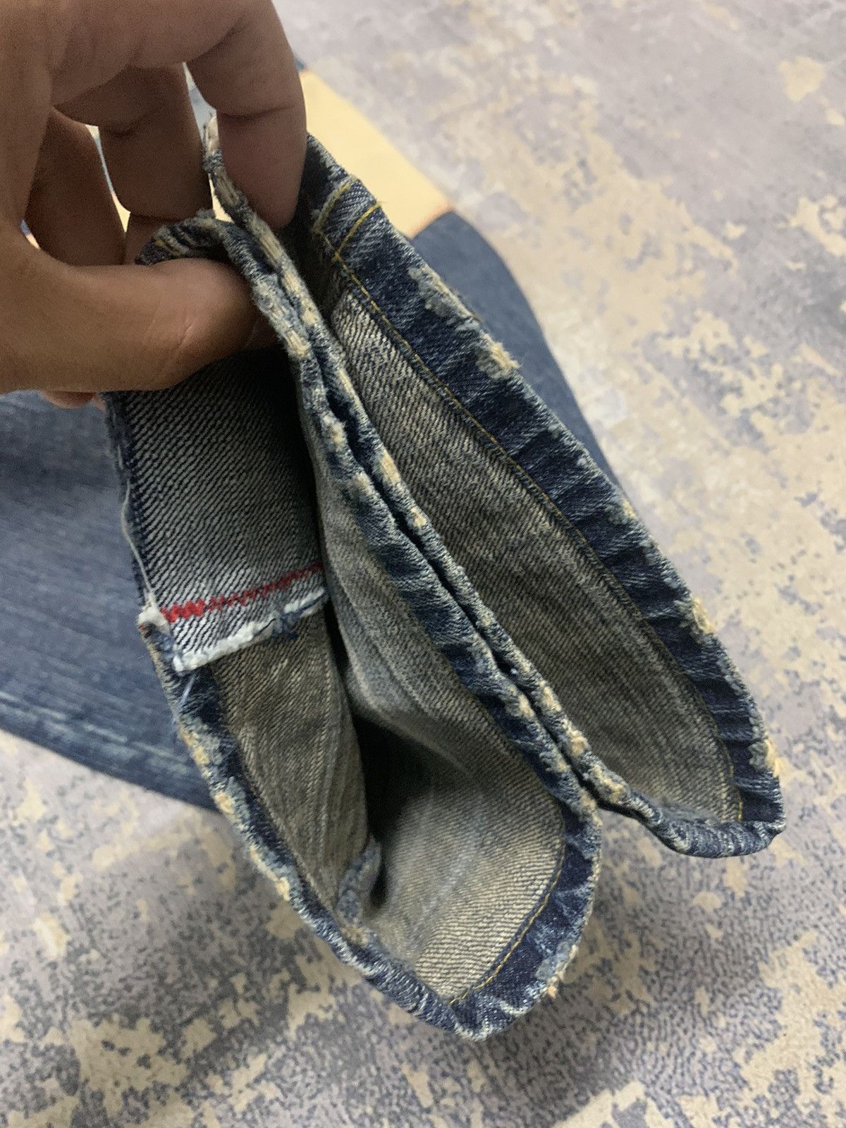 Hysteric Glamour Japanese Brand Eight Patchwork Kapital Style Denim Size US 33 - 9 Thumbnail
