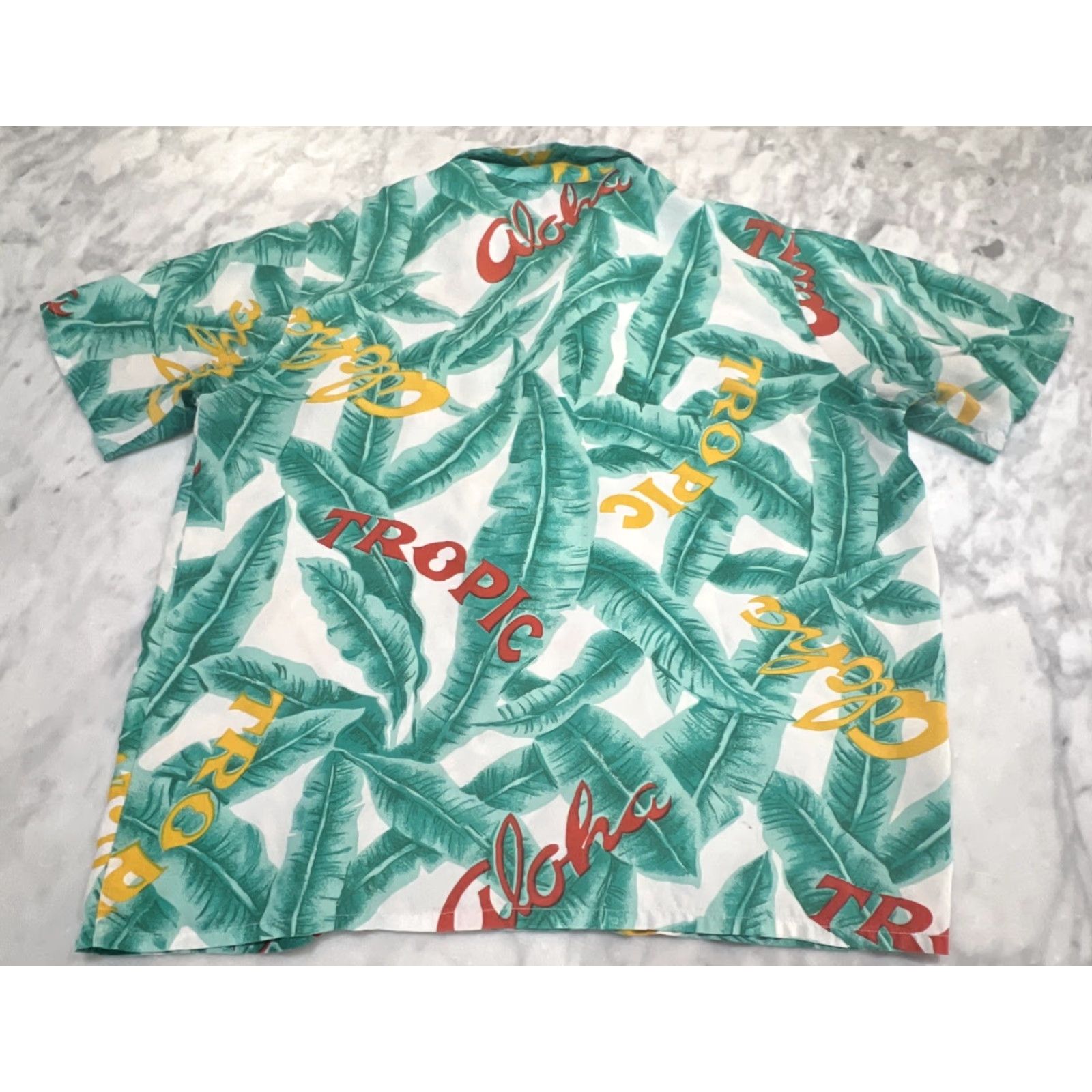 ALOHAS VINTAGE Tropically Yours Hawaiian Shirt Men’s Large Rayon Aloha Floral Summer Spring Casual Party Cockail Size US L / EU 52-54 / 3 - 3 Thumbnail