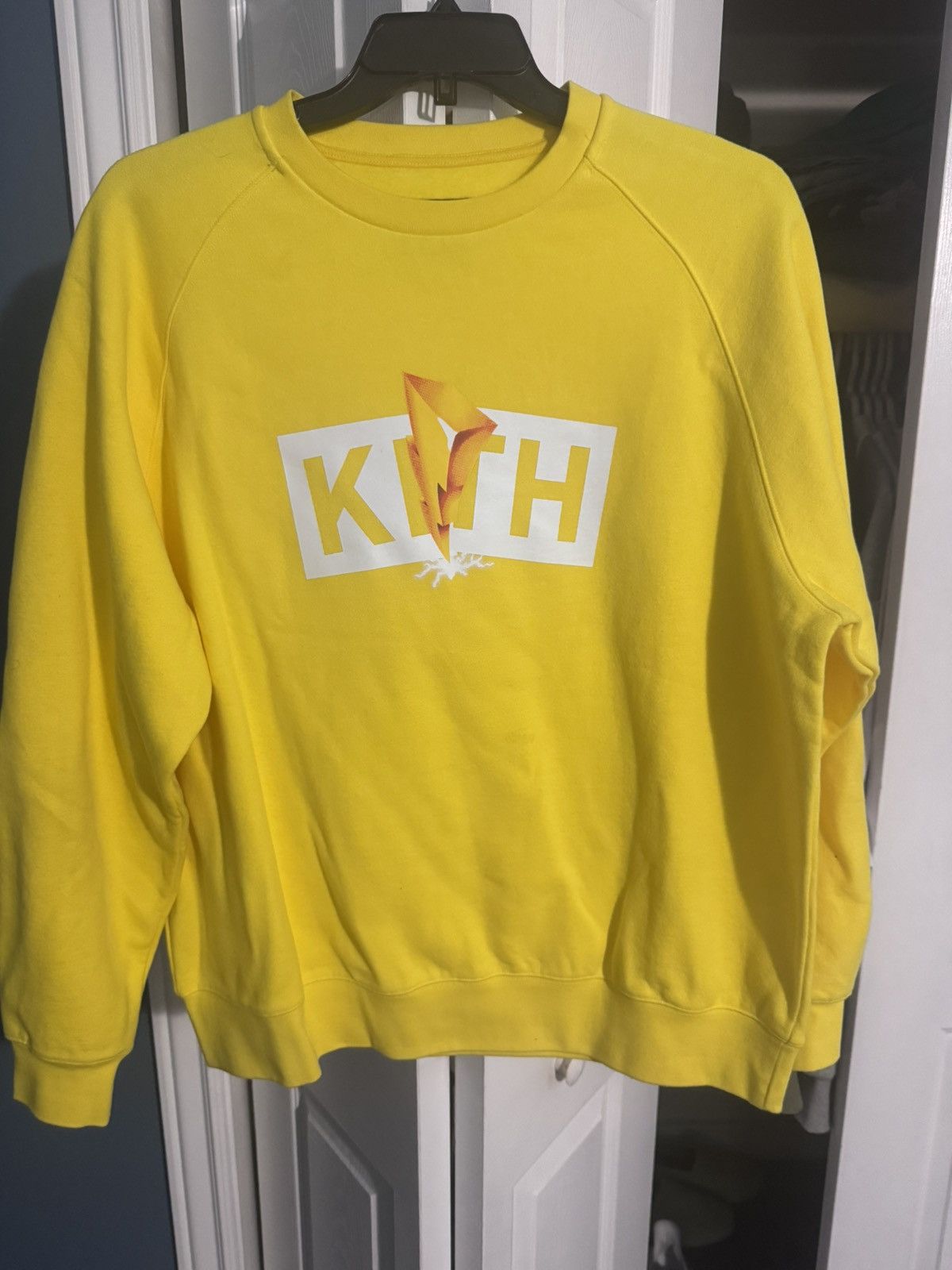 KITH X Power Rangers Crewneck Size XL in Yellow