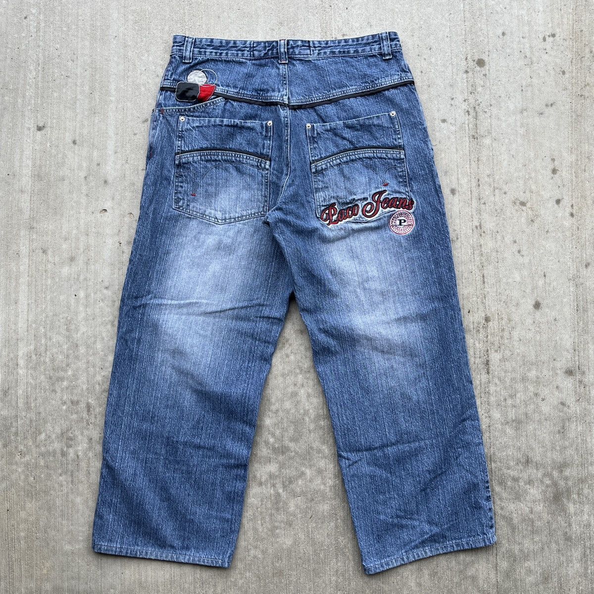 image of Jnco x Vintage Paco Jeans Baggy in Blue, Men's (Size 36)