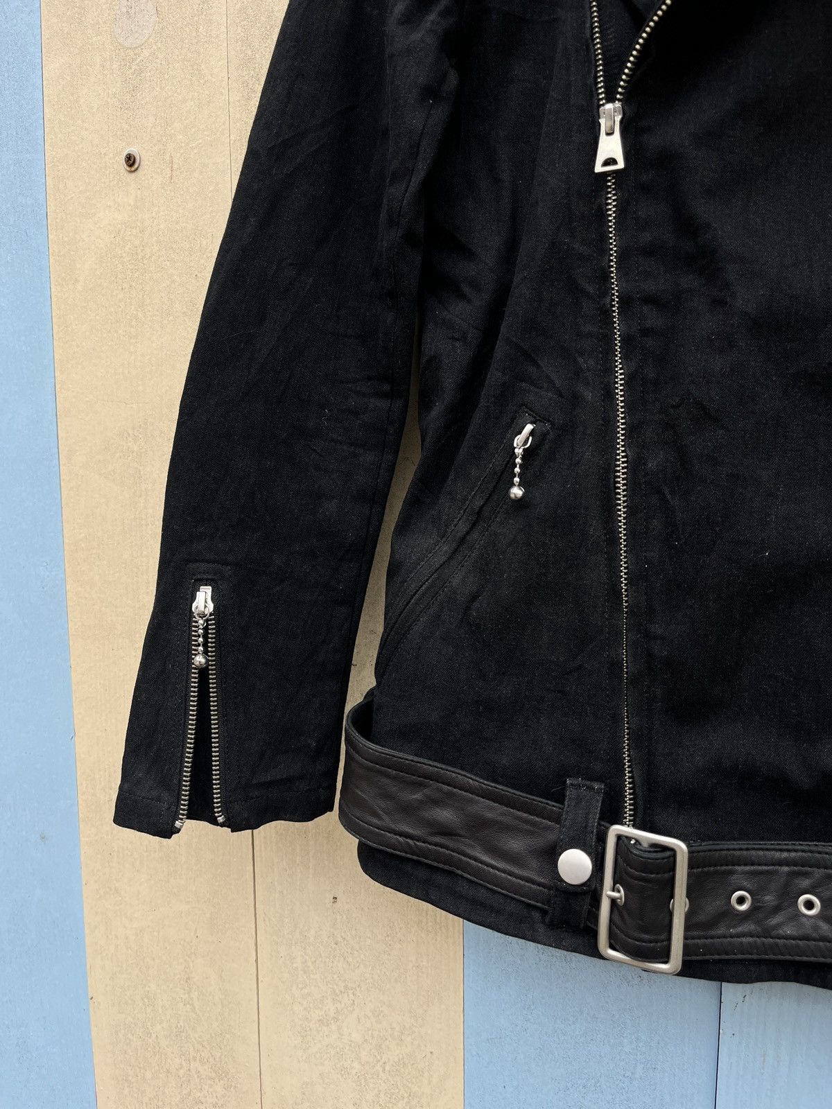 Yohji Yamamoto Yohji Yamamoto biker Jacket Size US M / EU 48-50 / 2 - 3 Thumbnail