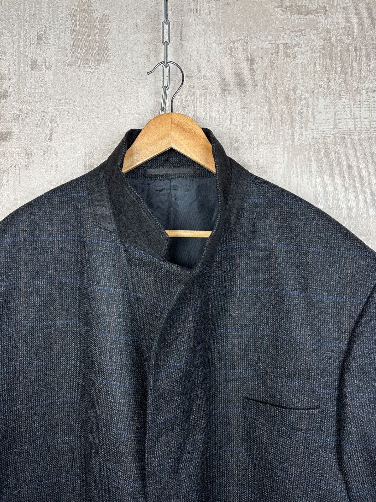 Other Edler Von F Oxford Wool Check Blazer Jacket Sport Coat Size 54R - 7 Thumbnail