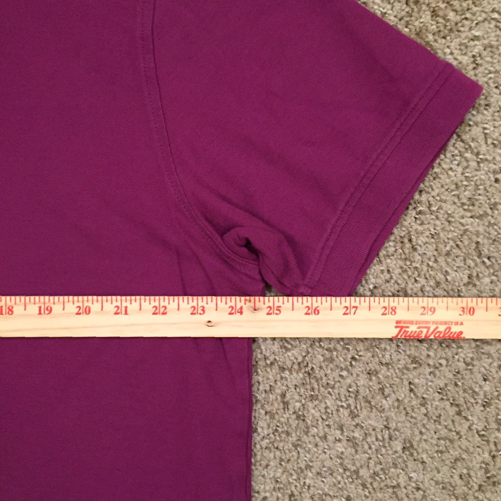 Izod VINTAGE Izod Polo Shirt Mens XL Purple Short Sleeve Knit Size US XL / EU 56 / 4 - 7 Thumbnail
