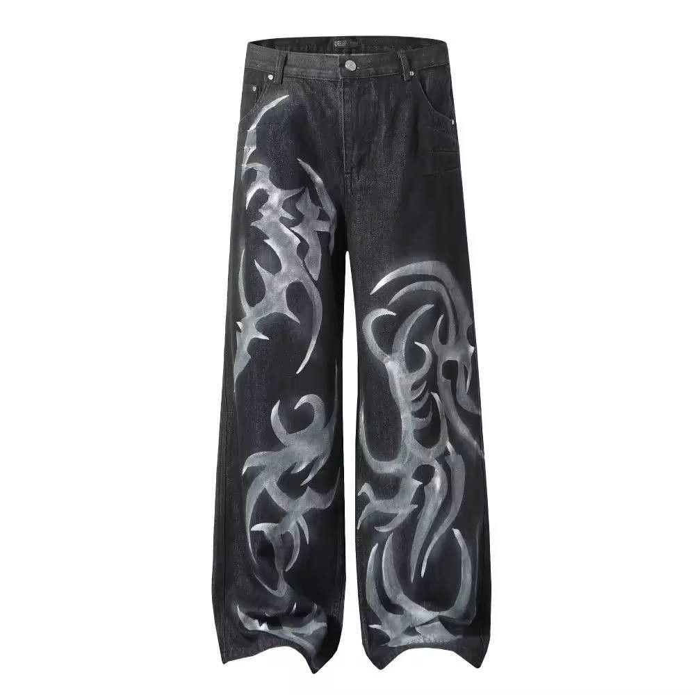 Japanese Brand × Vintage vintage hip-hop jeans Size US 35 - 1 Thumbnail