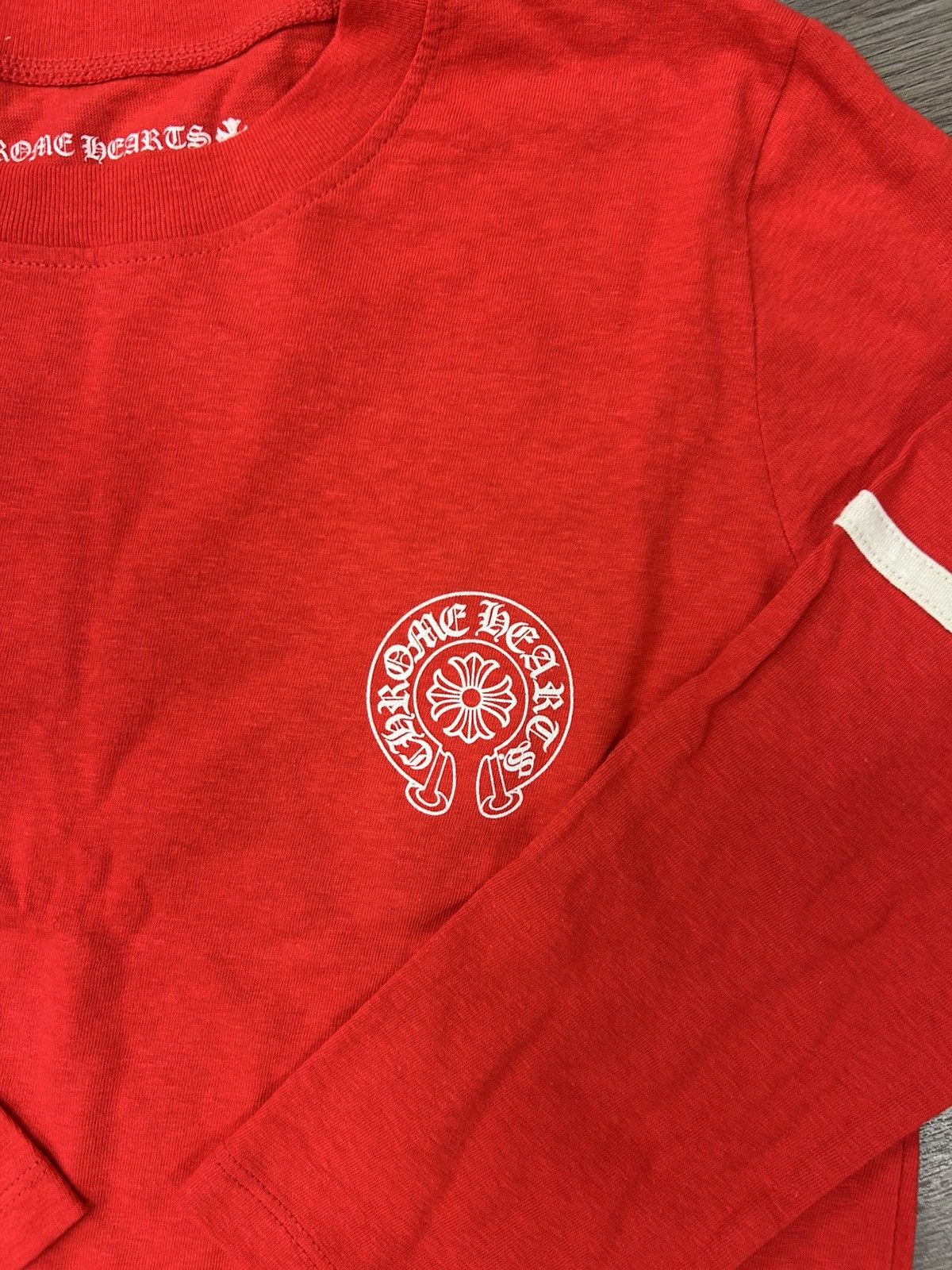 Chrome Hearts Chrome Hearts Roller Skate Horse Shoe Jersey L/S t-shirt red Size S / US 4 / IT 40 - 4 Thumbnail