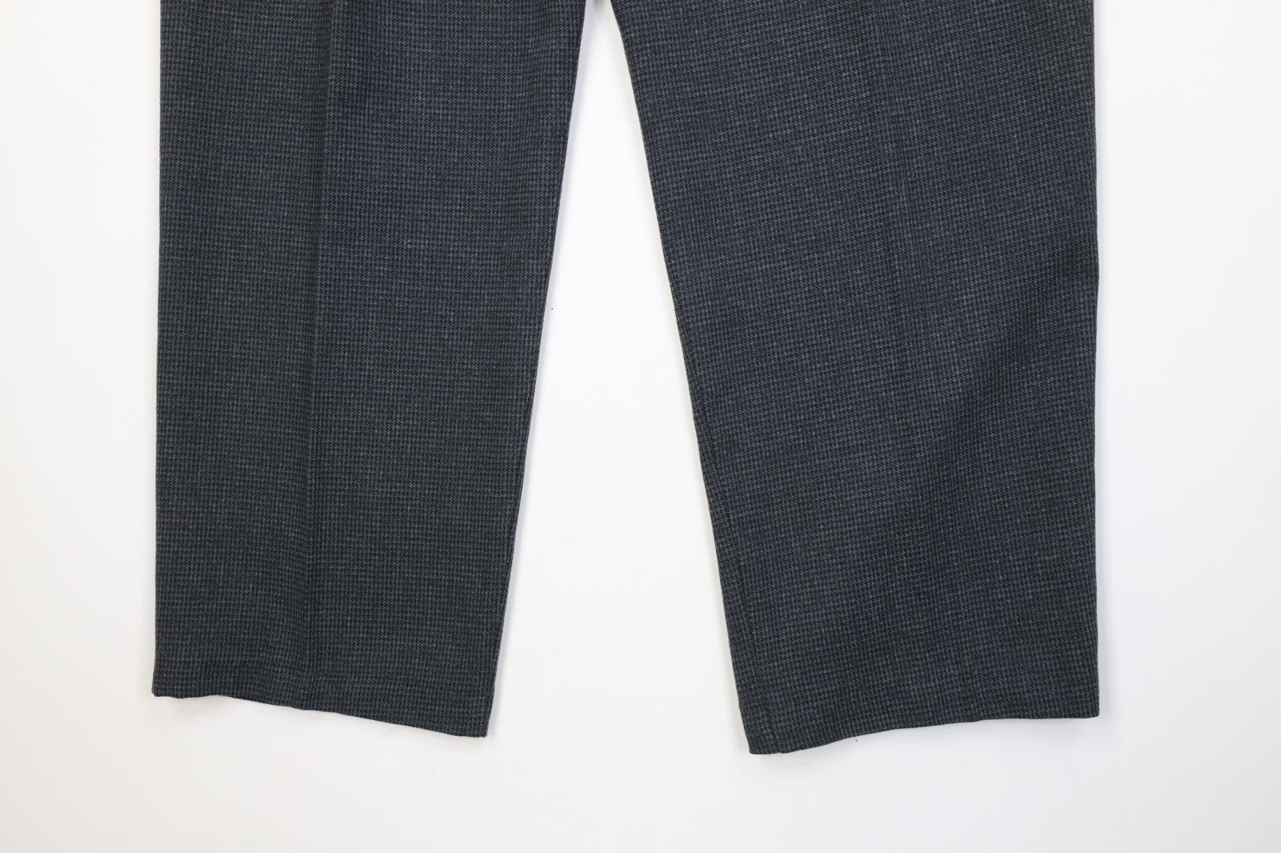 Vintage Vintage 90s Streetwear Gabardine Wool Wide Leg Pants Size US 36 / EU 52 - 14 Thumbnail