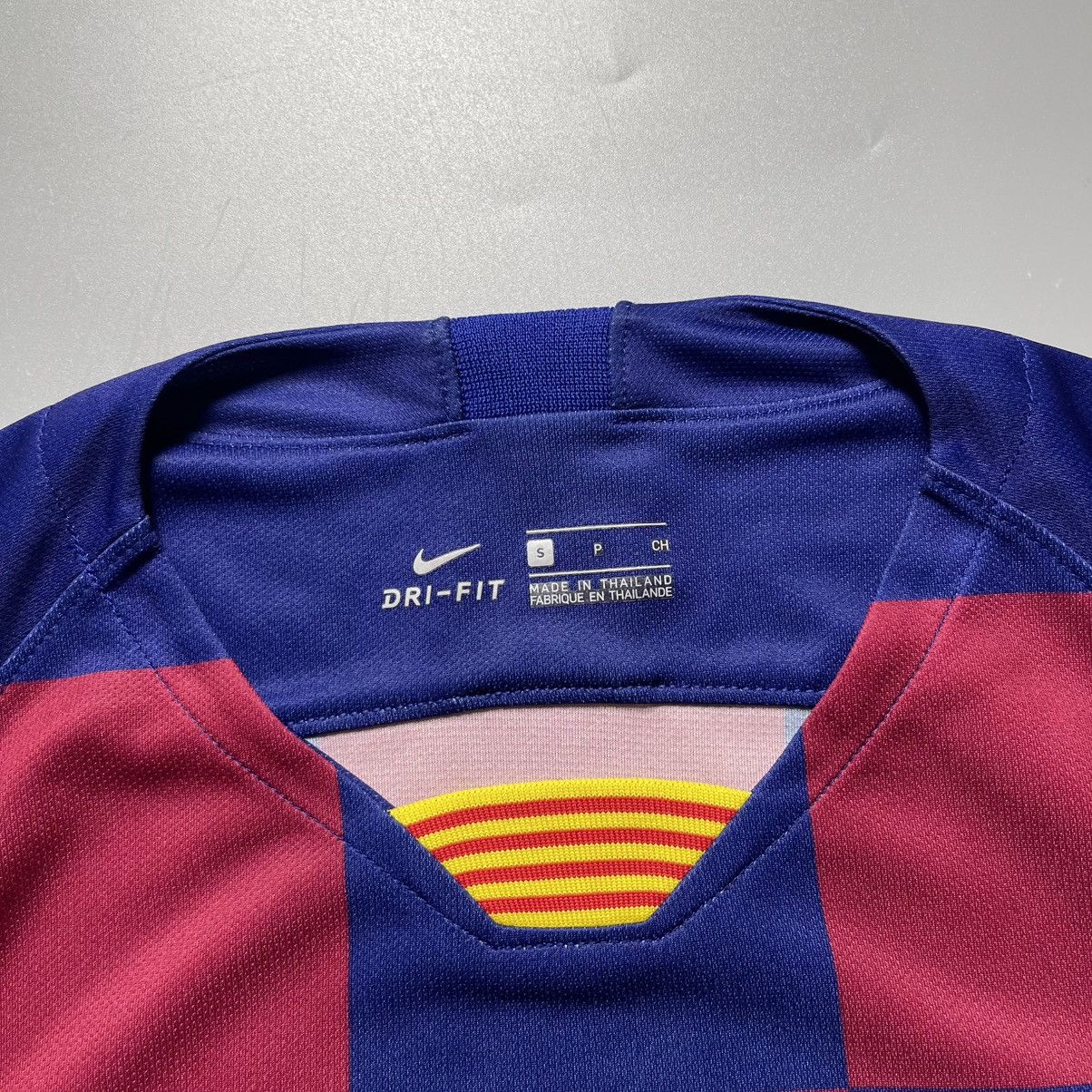 Vintage BARCELONA NIKE 2019/2020 FOOTBALL HOME JERSEY #10 MESSI Size US S / EU 44-46 / 1 - 5 Thumbnail