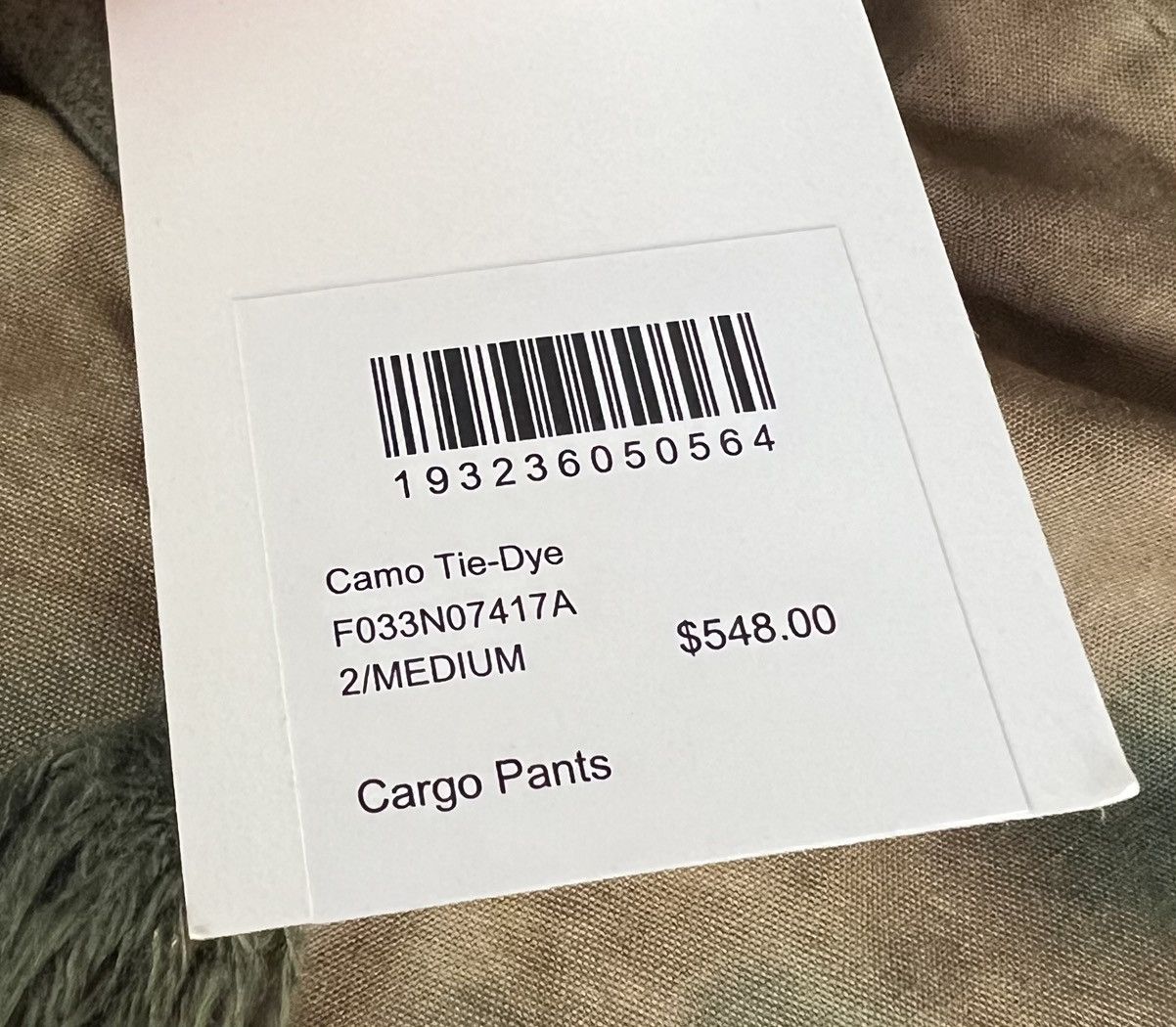 John Elliott John Elliott Cargo Pants 2/M Size US 34 / EU 50 - 6 Thumbnail