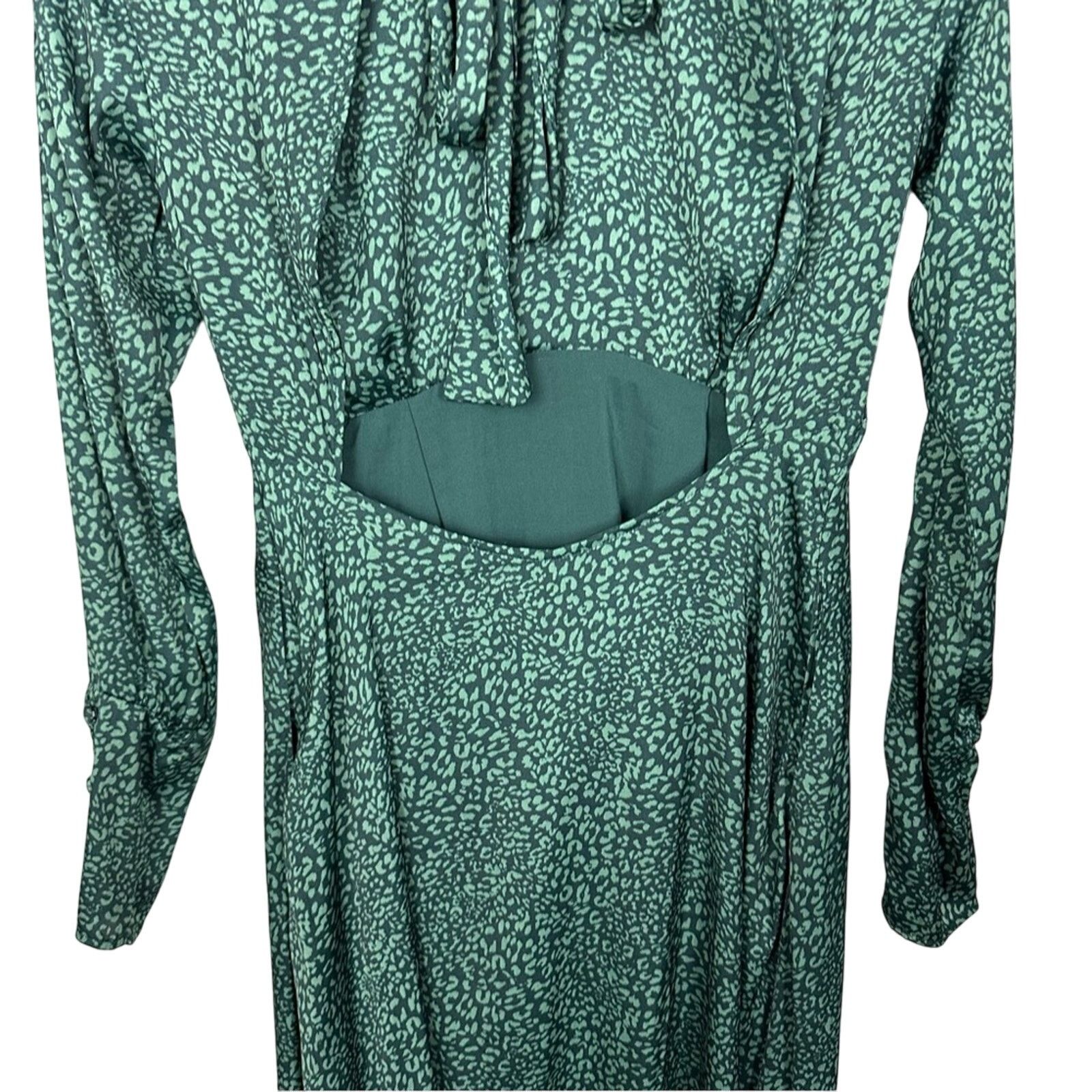 Free People Free People Loveless Satin Backless Midi Dress Green Sz 2 Size XS / US 0-2 / IT 36-38 - 9 Thumbnail