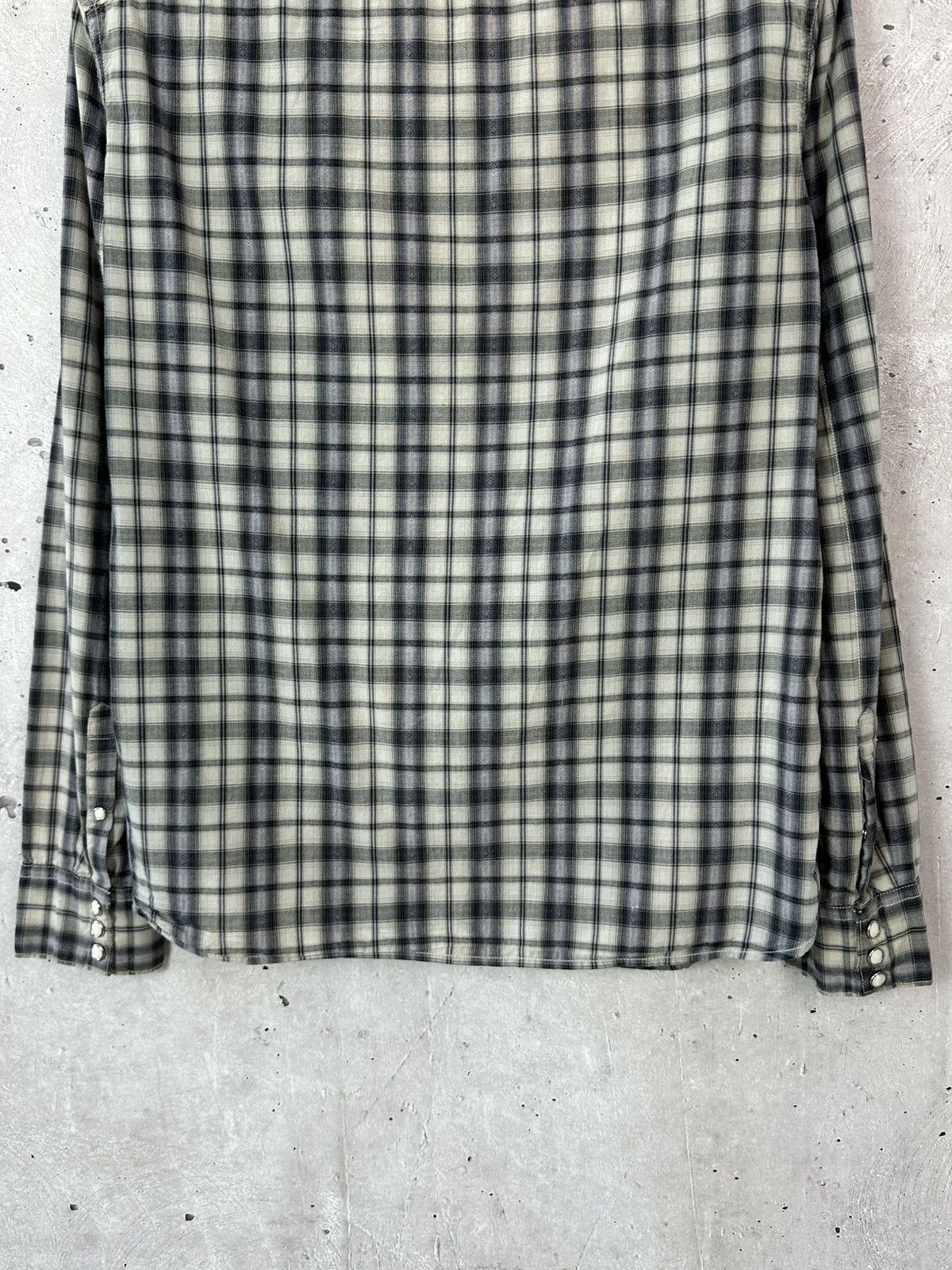 Allsaints × Vintage All Saints Parson Check Long Sleeve Cotton Men’s Shirt Size US L / EU 52-54 / 3 - 9 Thumbnail