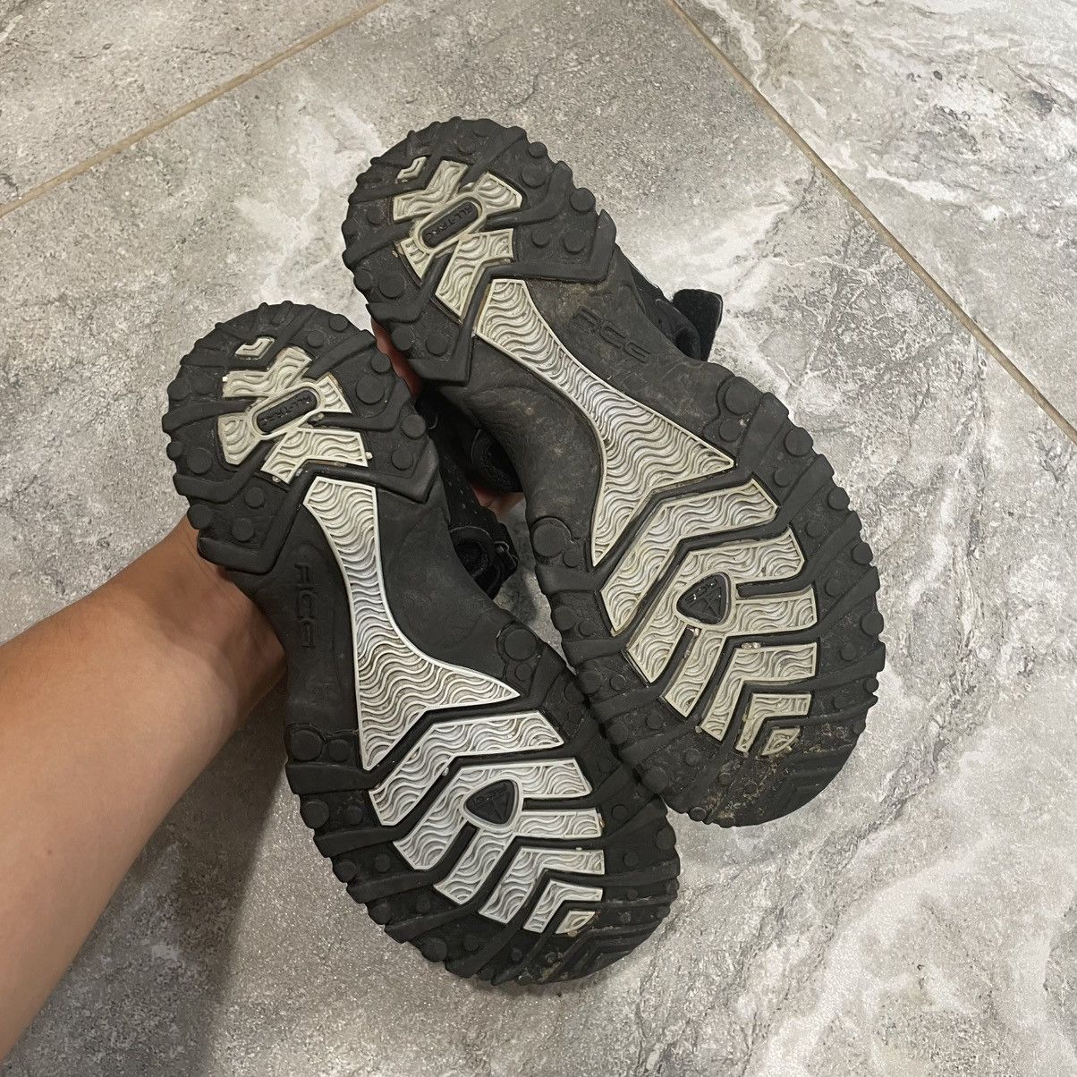 Nike Vintage 90s Nike ACG Sandals shoes slip on swoosh court shox Size US 5 / EU 37 - 6 Thumbnail