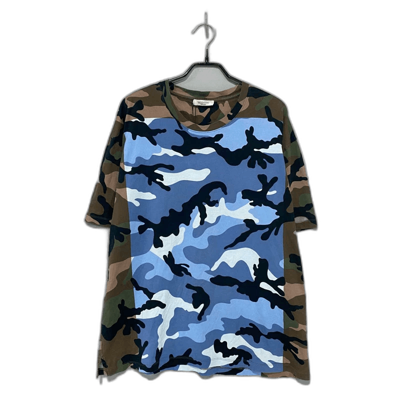 Valentino Camouflage Print Short Sleeve T-Shirt Size US XXL / EU 58 / 5 - 1 Thumbnail