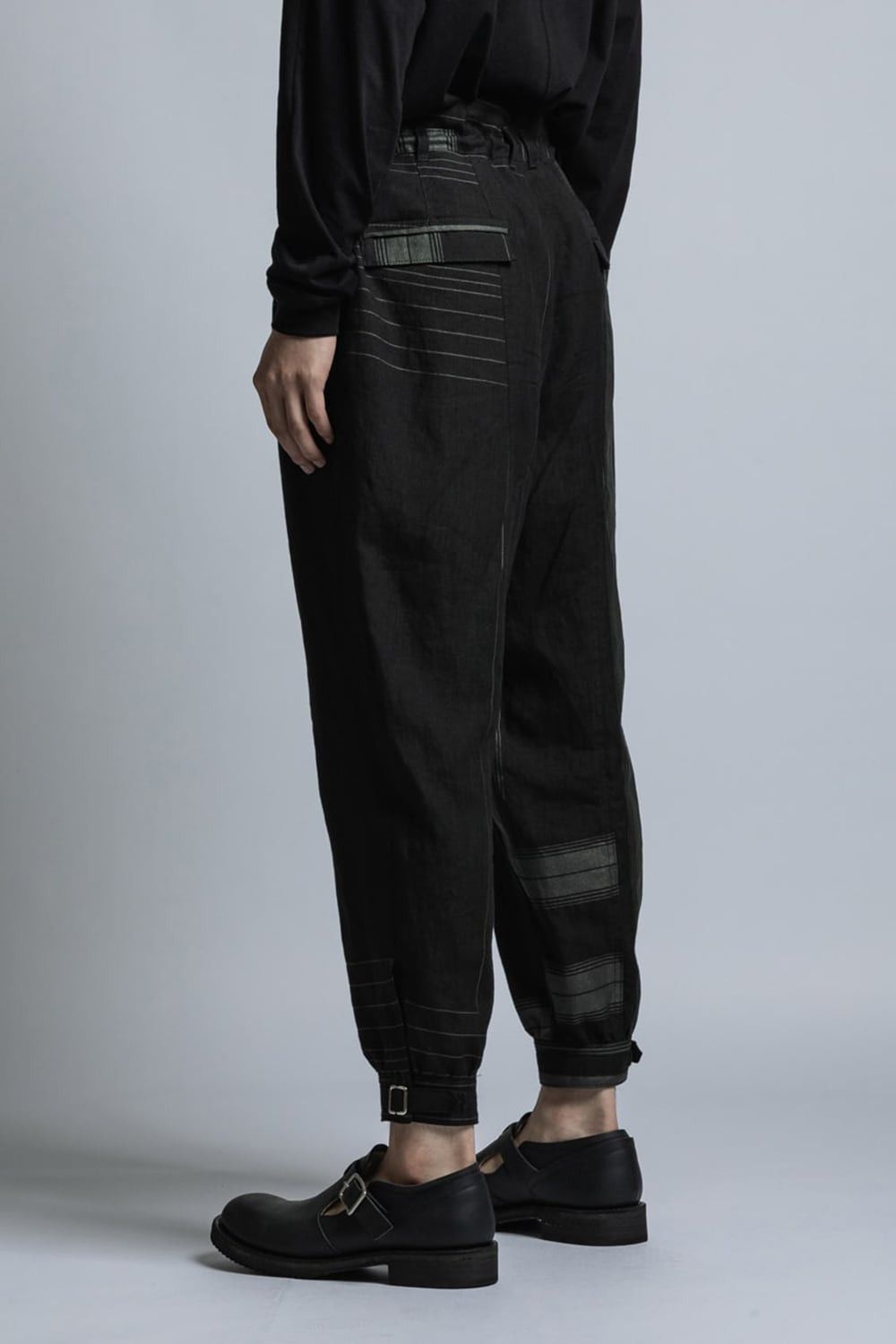 The Viridi-anne BNWT Linen Cuff Pants Square Print - JP 3 US 30-33 Size US 32 / EU 48 - 7 Thumbnail