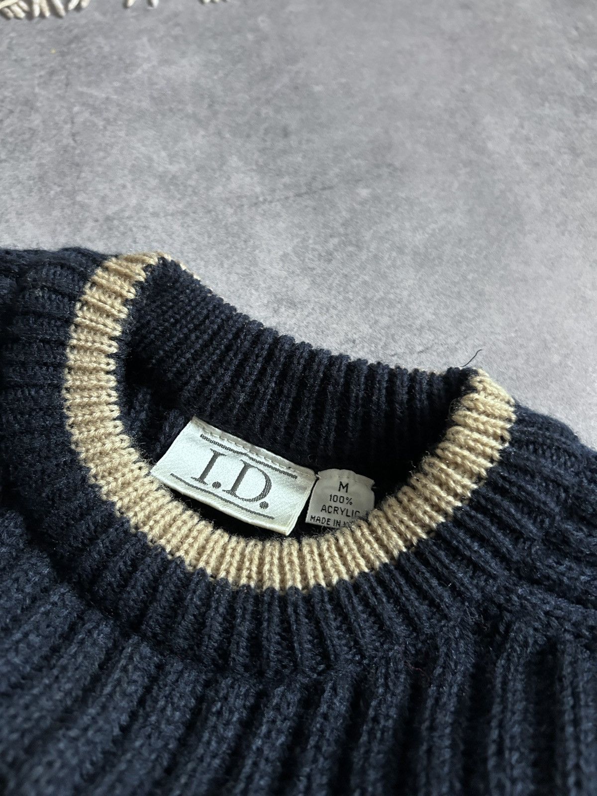 Vintage Vintage Wool Sweatshirt mens Boxy fit made in korea Size US M / EU 48-50 / 2 - 4 Thumbnail