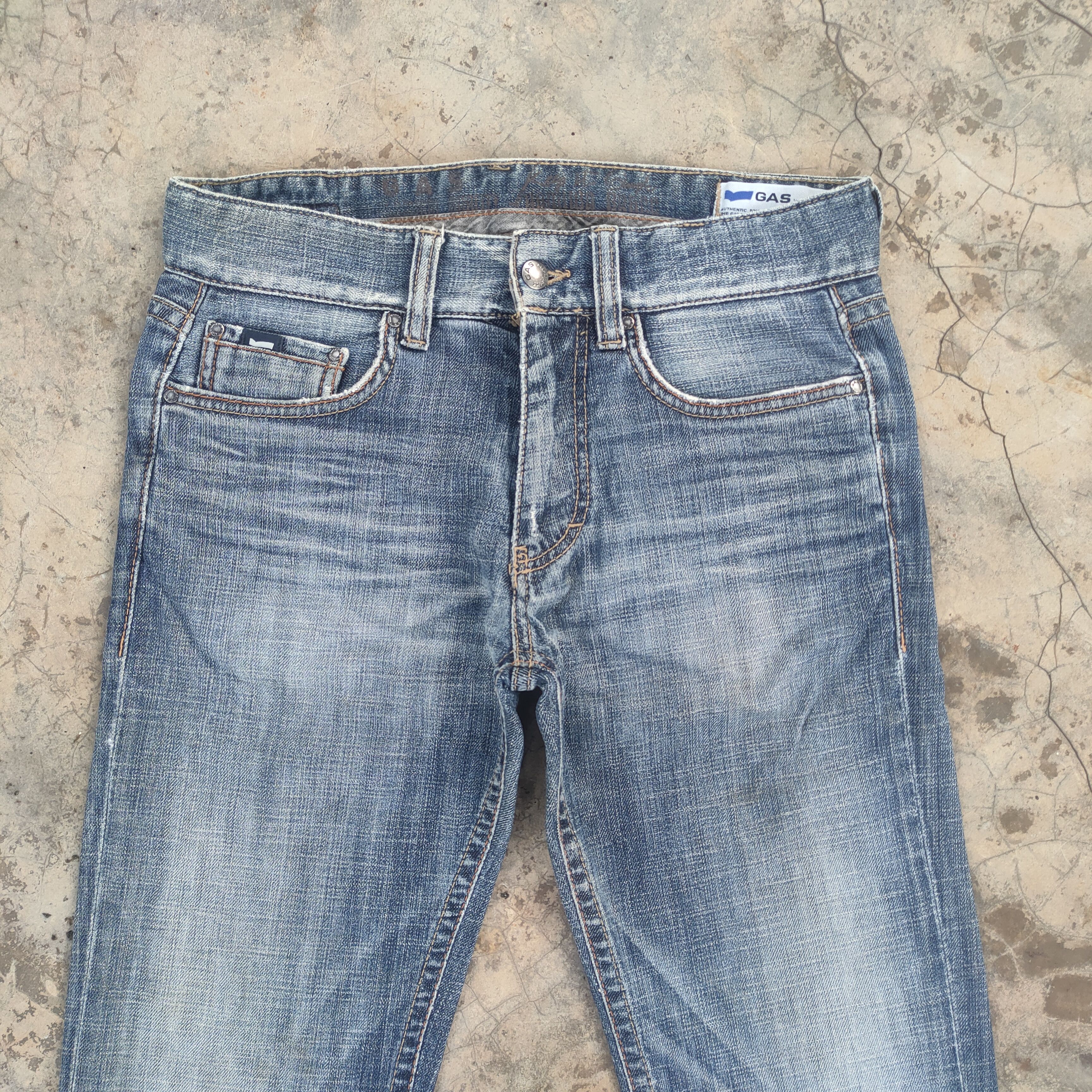 GAS × Jean × Vintage VINTAGE GAS FADED JEANS DENIM PANTS Size US 31 - 3 Thumbnail