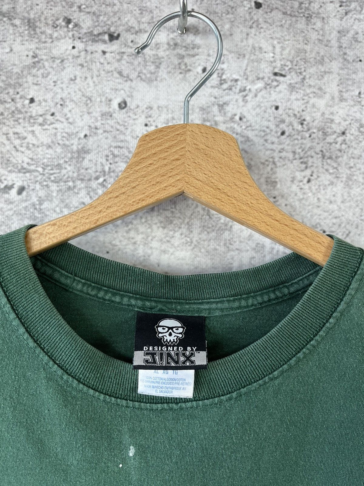 Vintage Jinx Blizzard Green Linen Shirt (L) Size US XL / EU 56 / 4 - 4 Thumbnail