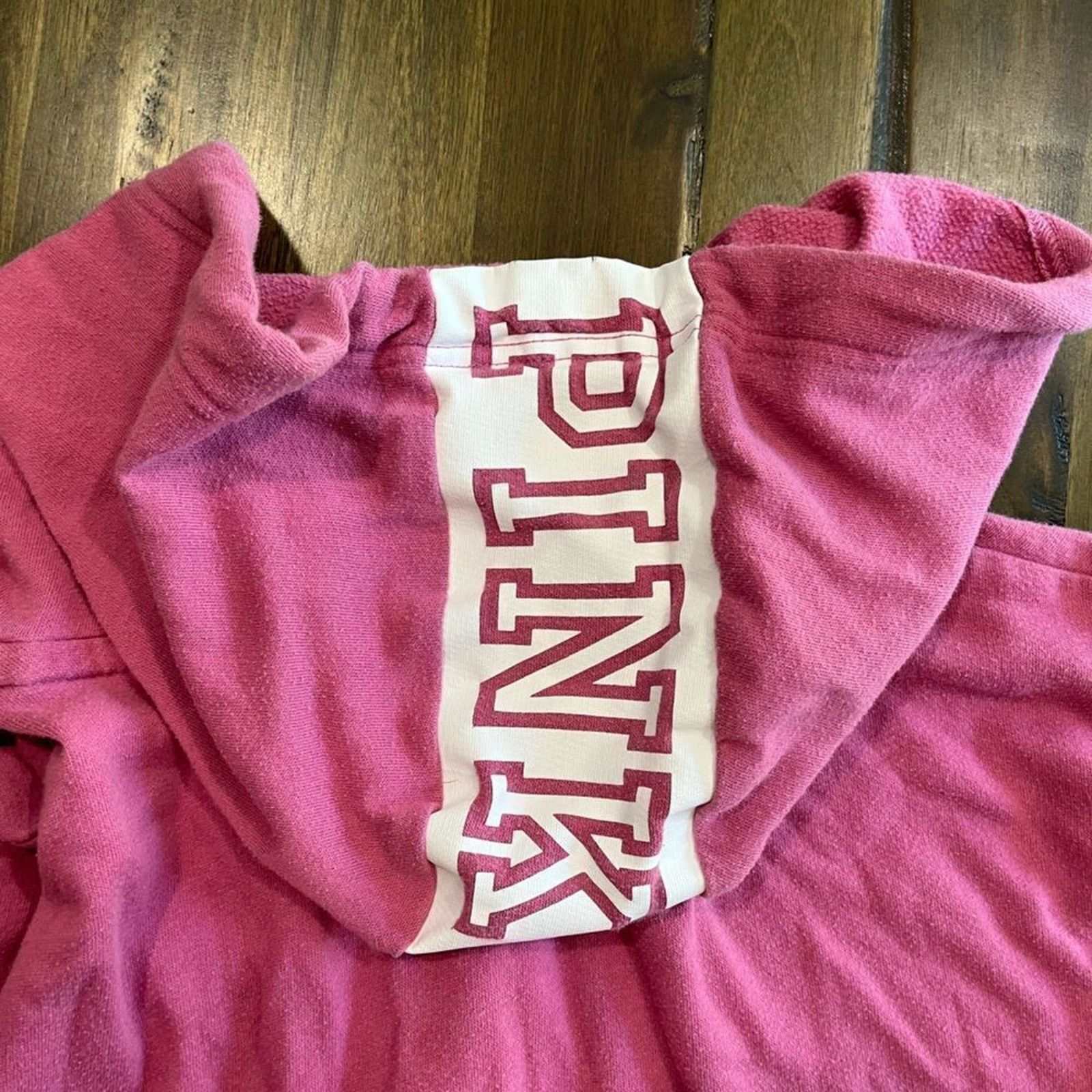 Vintage Victoria’s Secret PINK Pullover Hoodie Medium Size M / US 6-8 / IT 42-44 - 8 Thumbnail
